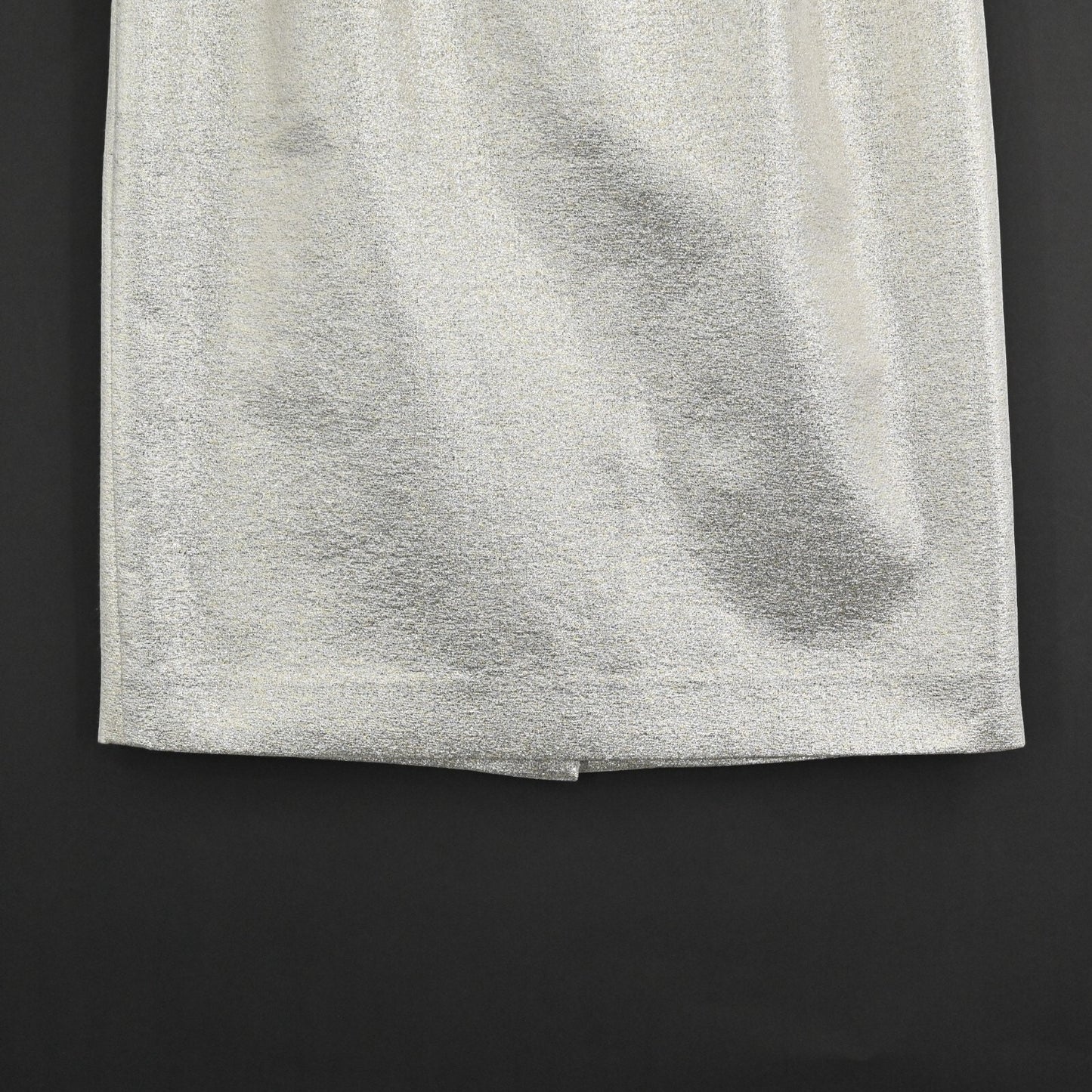 ARIANA ROCKEFELLER Skirt Size 0 Metallic Champagne Straight Pencil Back Slit