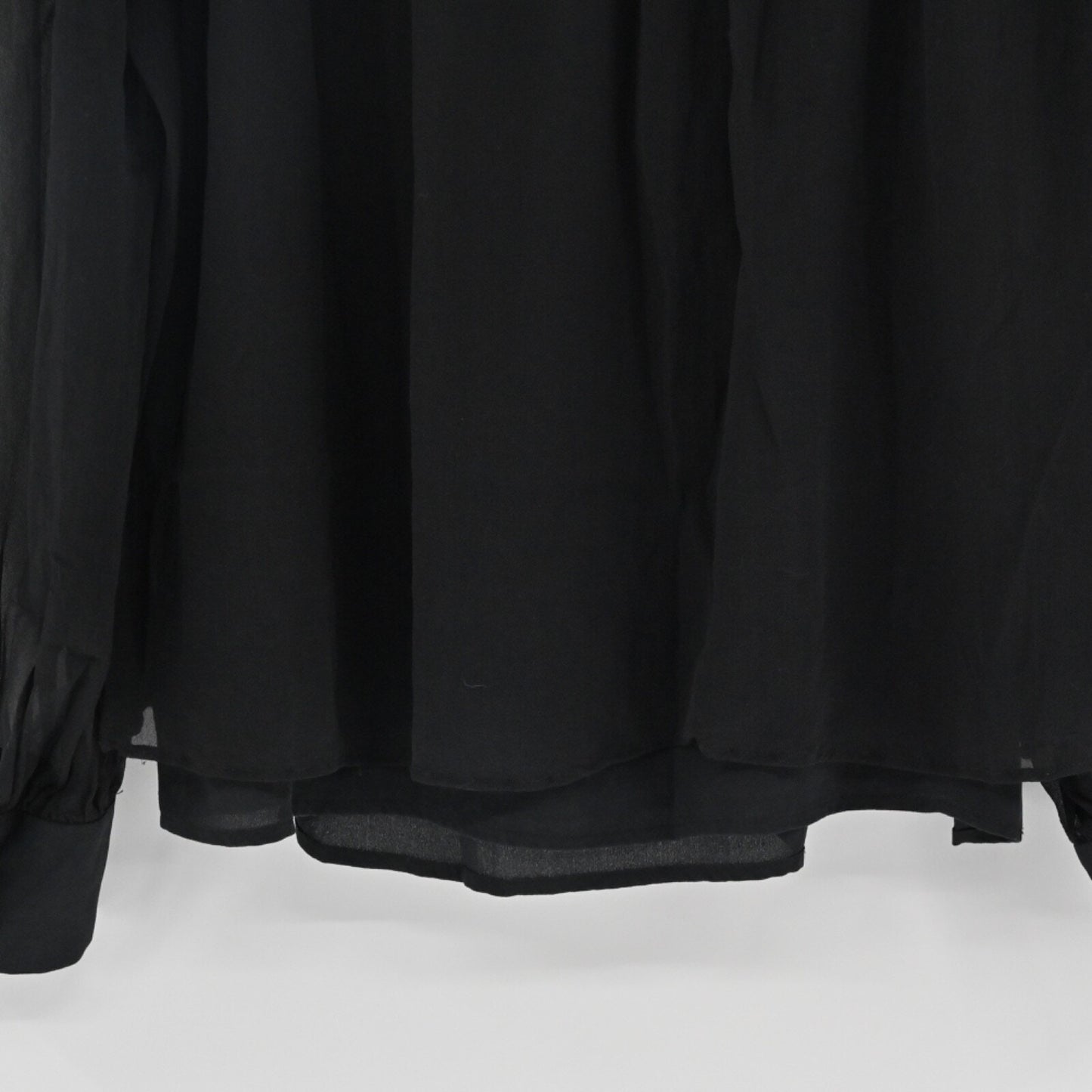 PHILLIP LIM Womens Silk Top Size 6 Black Rhinestone Balloon Sleeve Glam Holiday