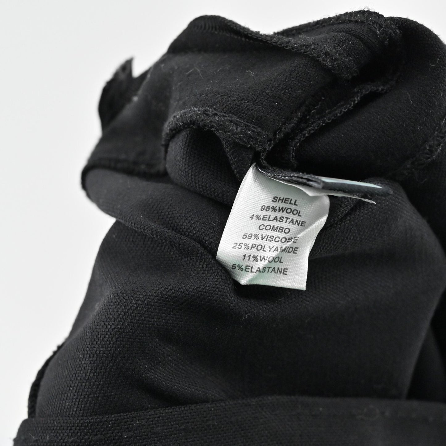 DIANE VON FURSTENBERG Skirt Sz 4 Black Combo Wool Blend Straight Pencil Classic