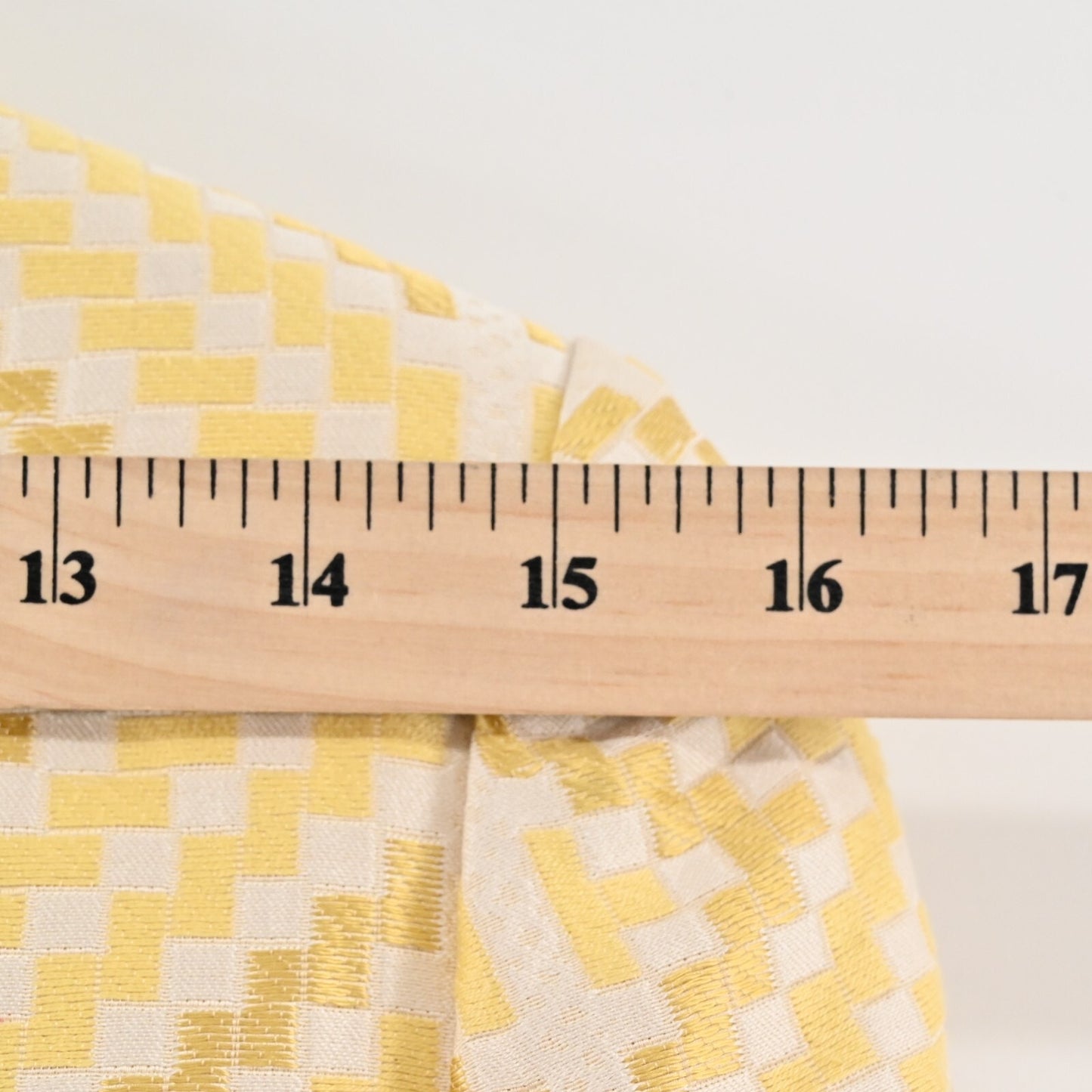 Vtg BILL BLASS Blazer Womens Size 6 Yellow Geometric Cropped Open Front Jacket