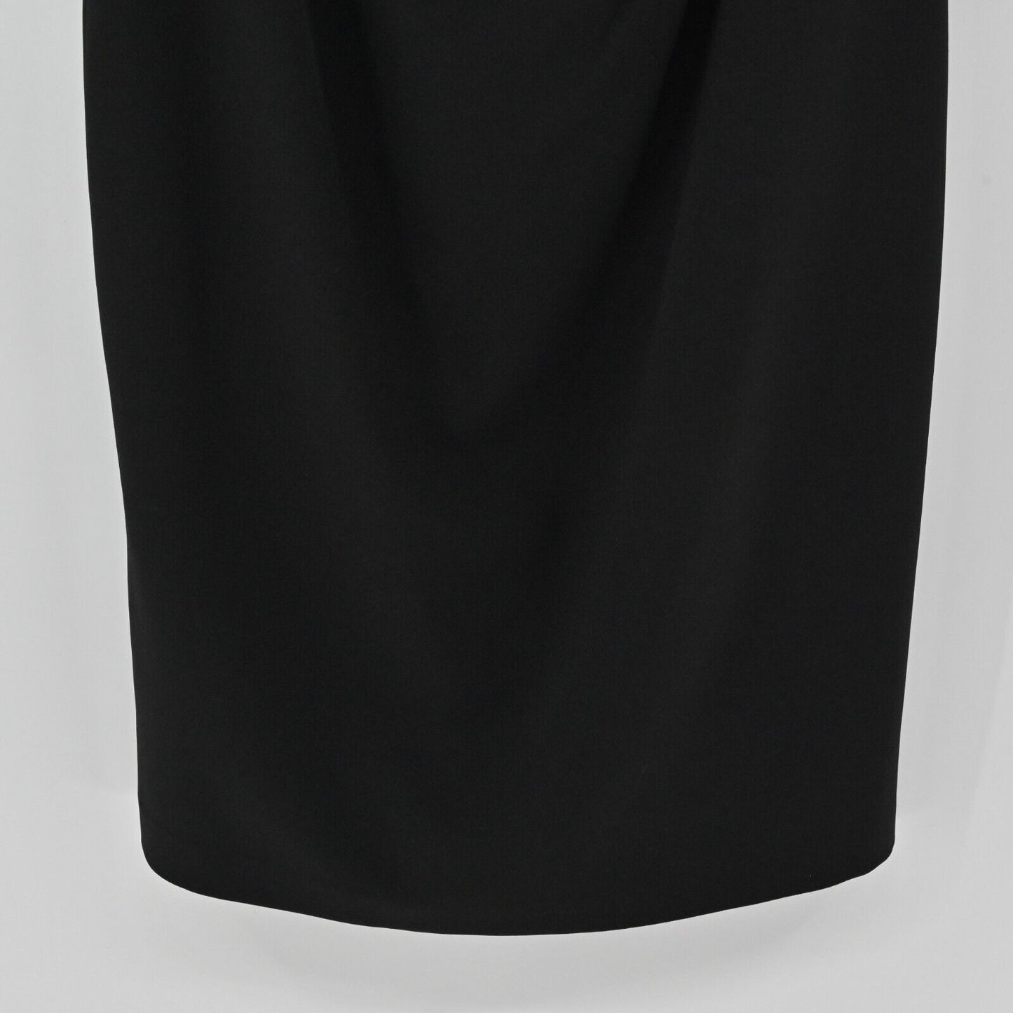 ADRIANNA PAPELL Dress Womens Size 10 Beaded Neck Solid Black Ruched Sleeveless