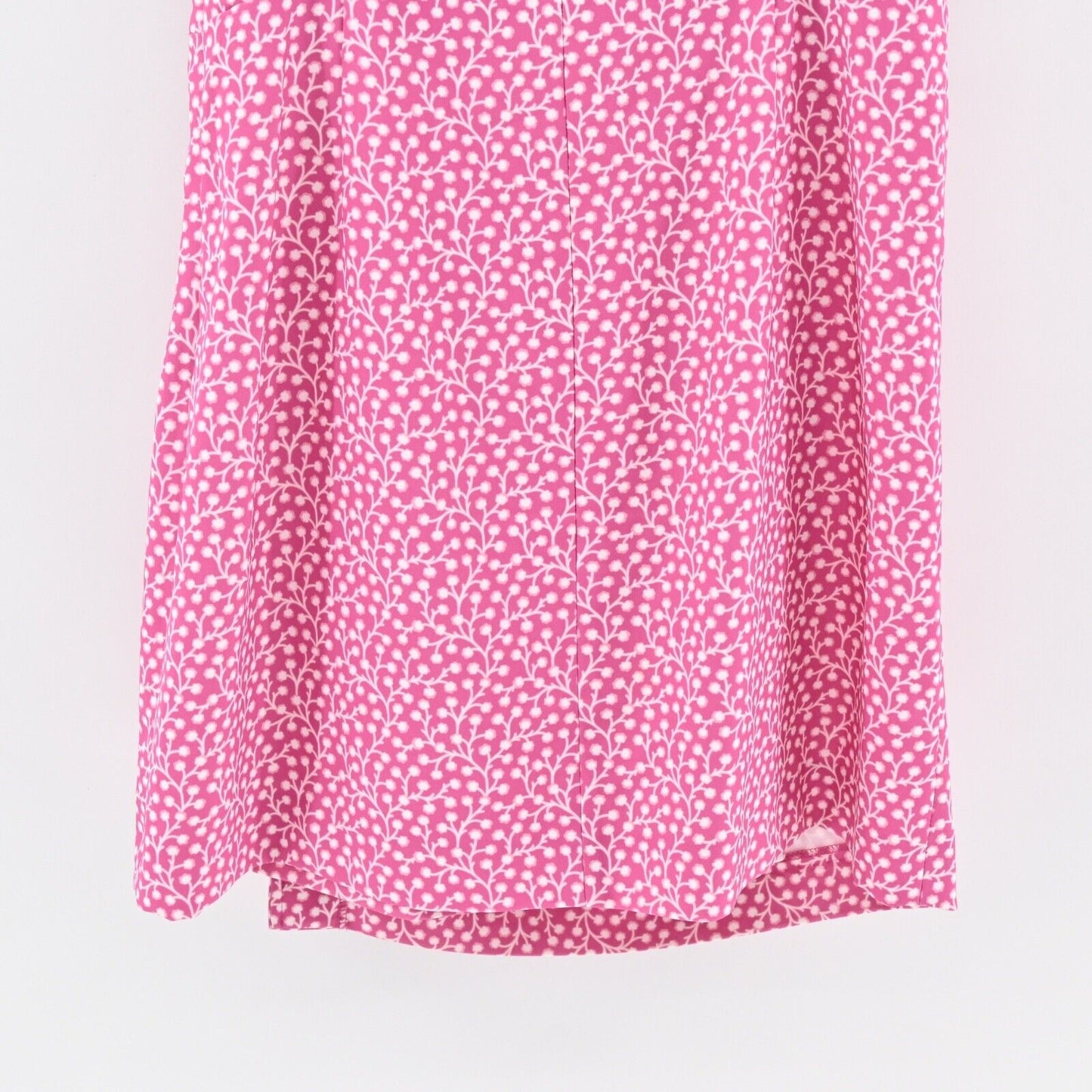 FRENCH CONNECTION Dress Size 10 Pink Floral Square Neck Elao Whisper A Line Mini