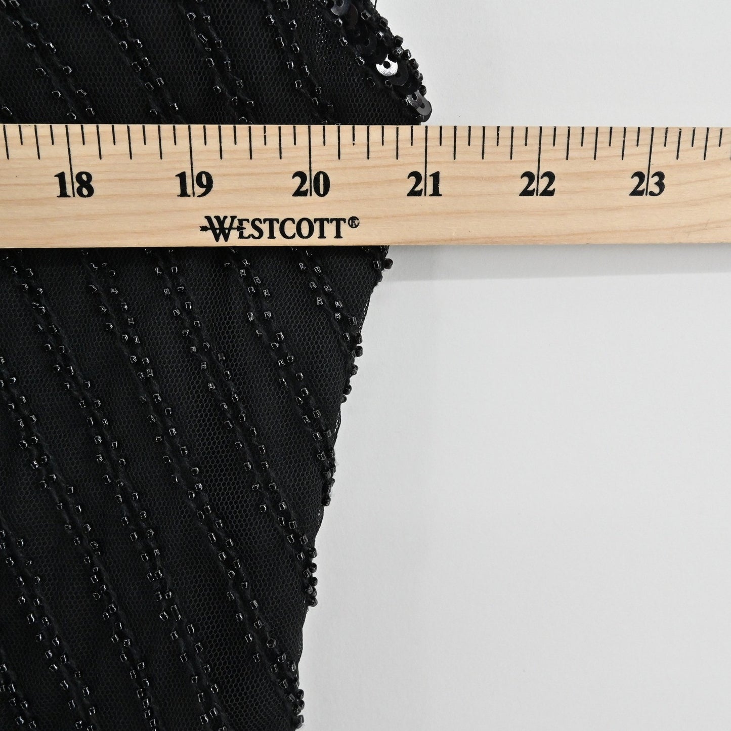 PrettyGuide Sequin Fringe Cocktail Midi Dress Size L Gatsby Glam Flapper Black