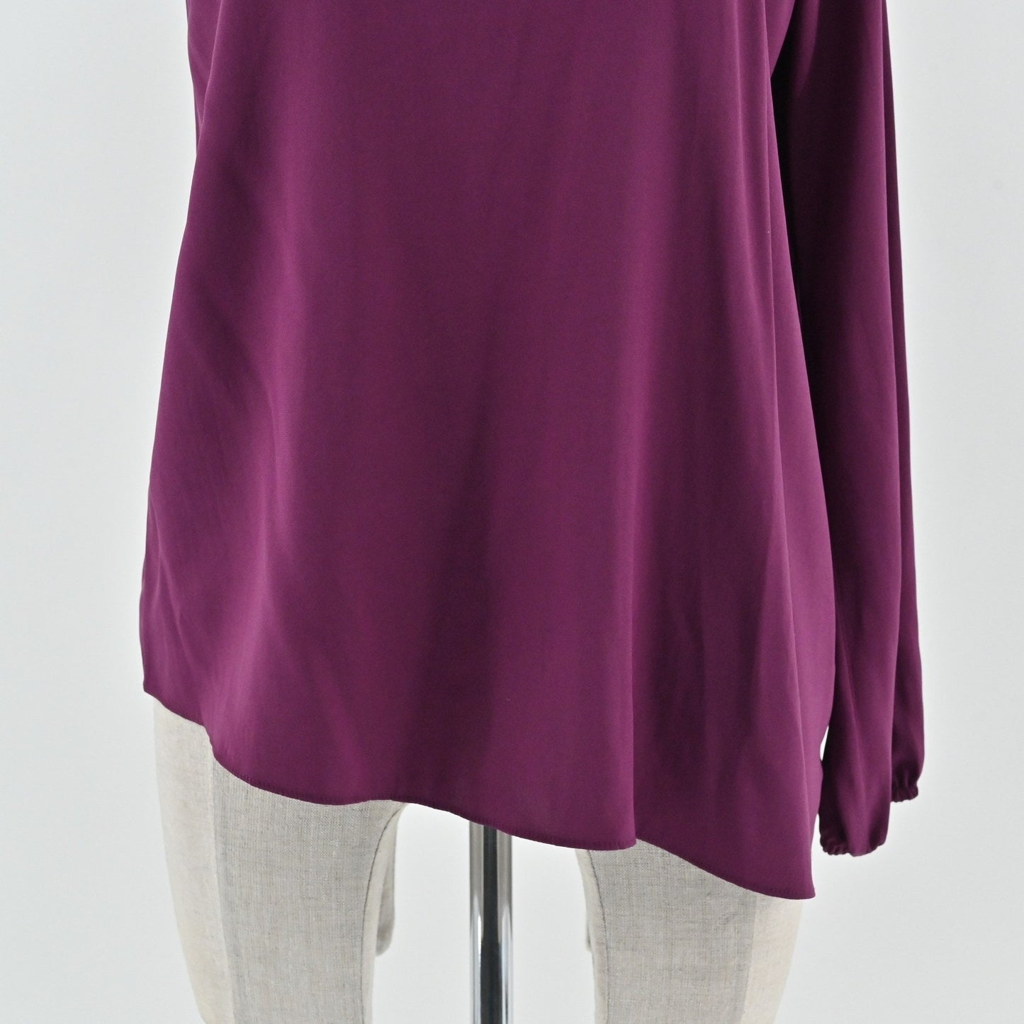 Ramy Brook Womens Silk One Shoulder Top Size S Plum Purple Glam Stretch Blouse