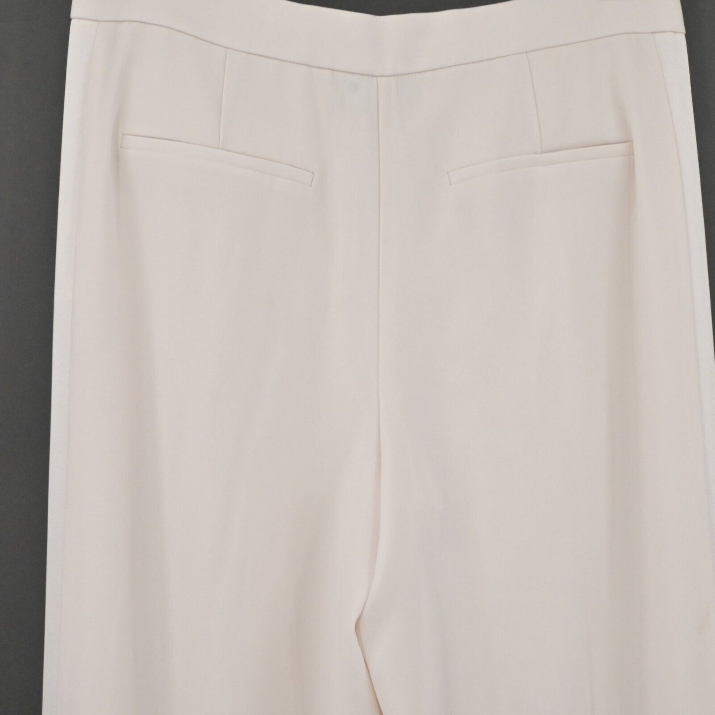 DKNY Pants Womens Size 10 Wide Leg Pleat Font Blush Pink Trouser High Waisted