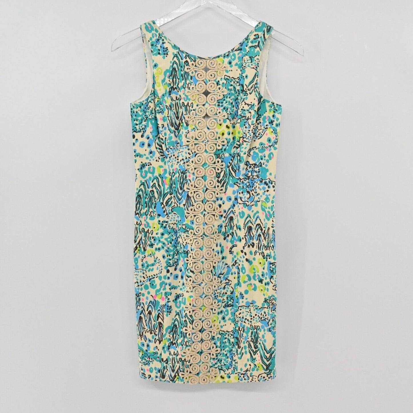 LILLY PULITZER Dress Womens Size 00 Ember Sea Oat Escapades in the Everglades