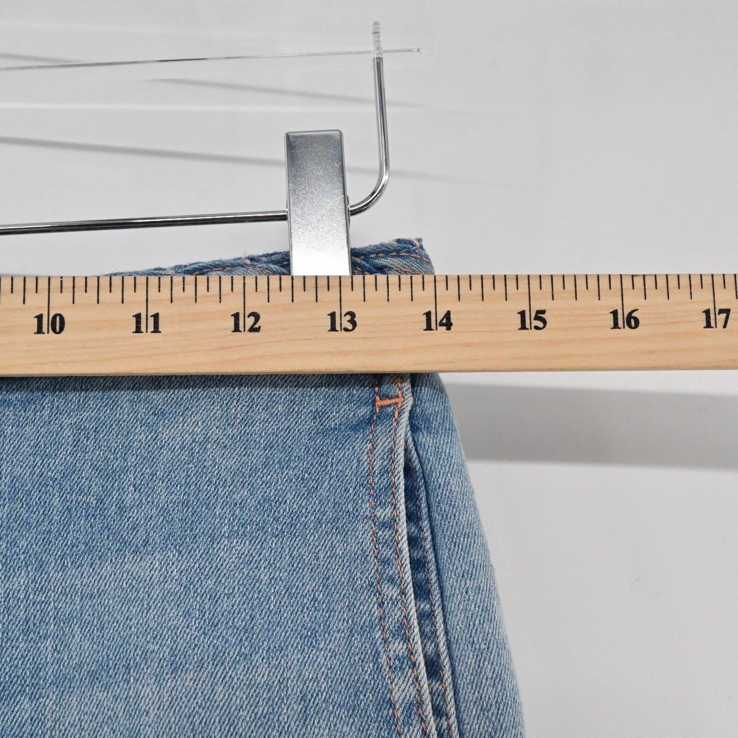 CURRENT ELLIOTT Jeans Womens 8 Braided High Waisted Cropped Blue Denim Western