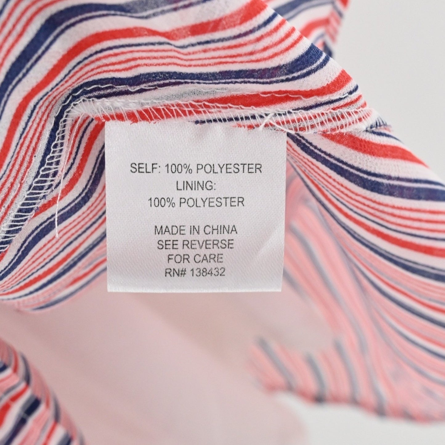 Modcloth Striped Button Front Midi Dress Size L Ruffle Nautical Retro Red Blue