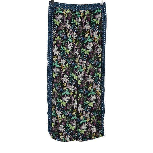 ANTHROPOLOGIE Pants Womens Size XS ETT TWA Rosseau Wide Leg Floral Crop Pull On