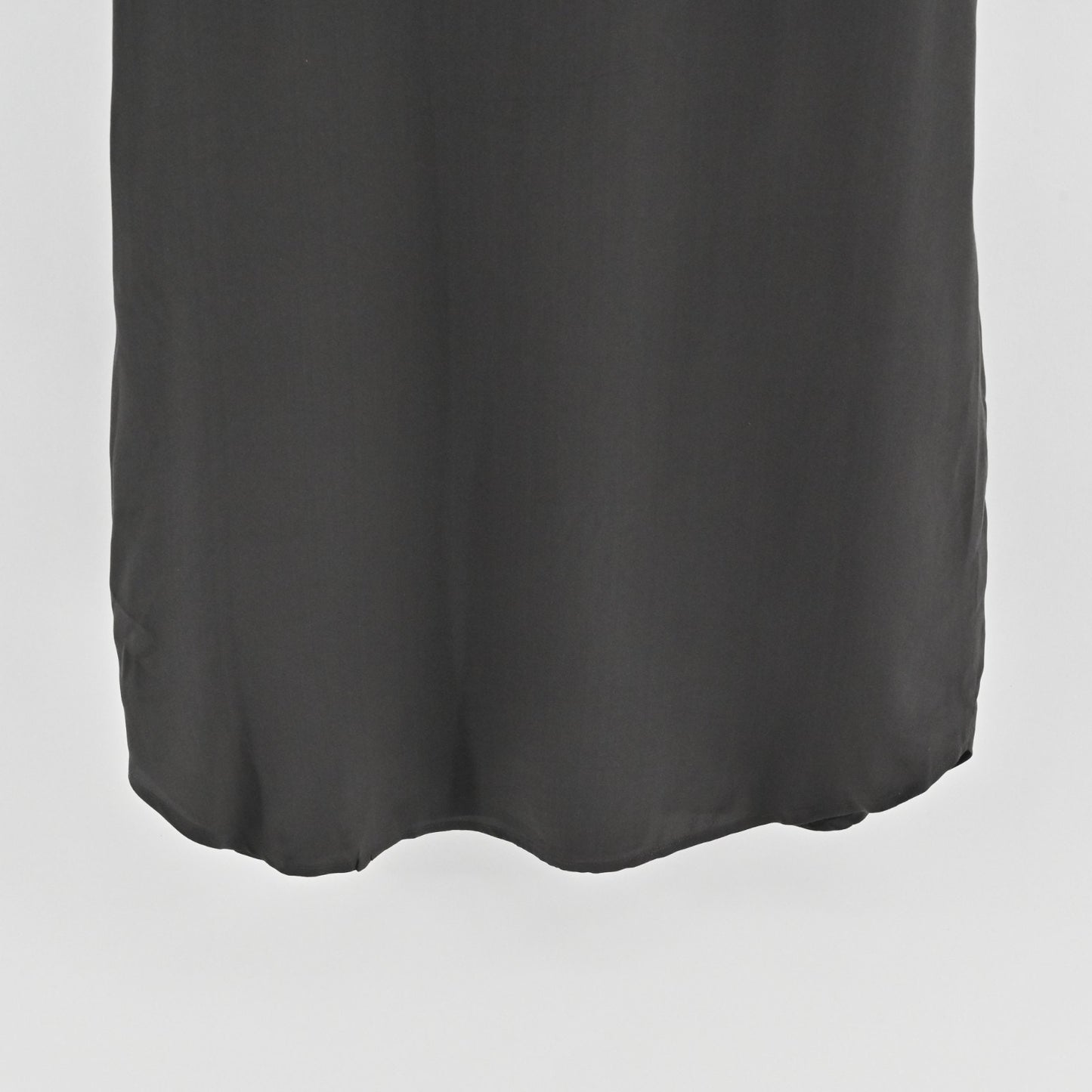 Derek Lam 10 Crosby Gray Silk Chiffon Dress Size 2 Sleeveless Collared Button Up