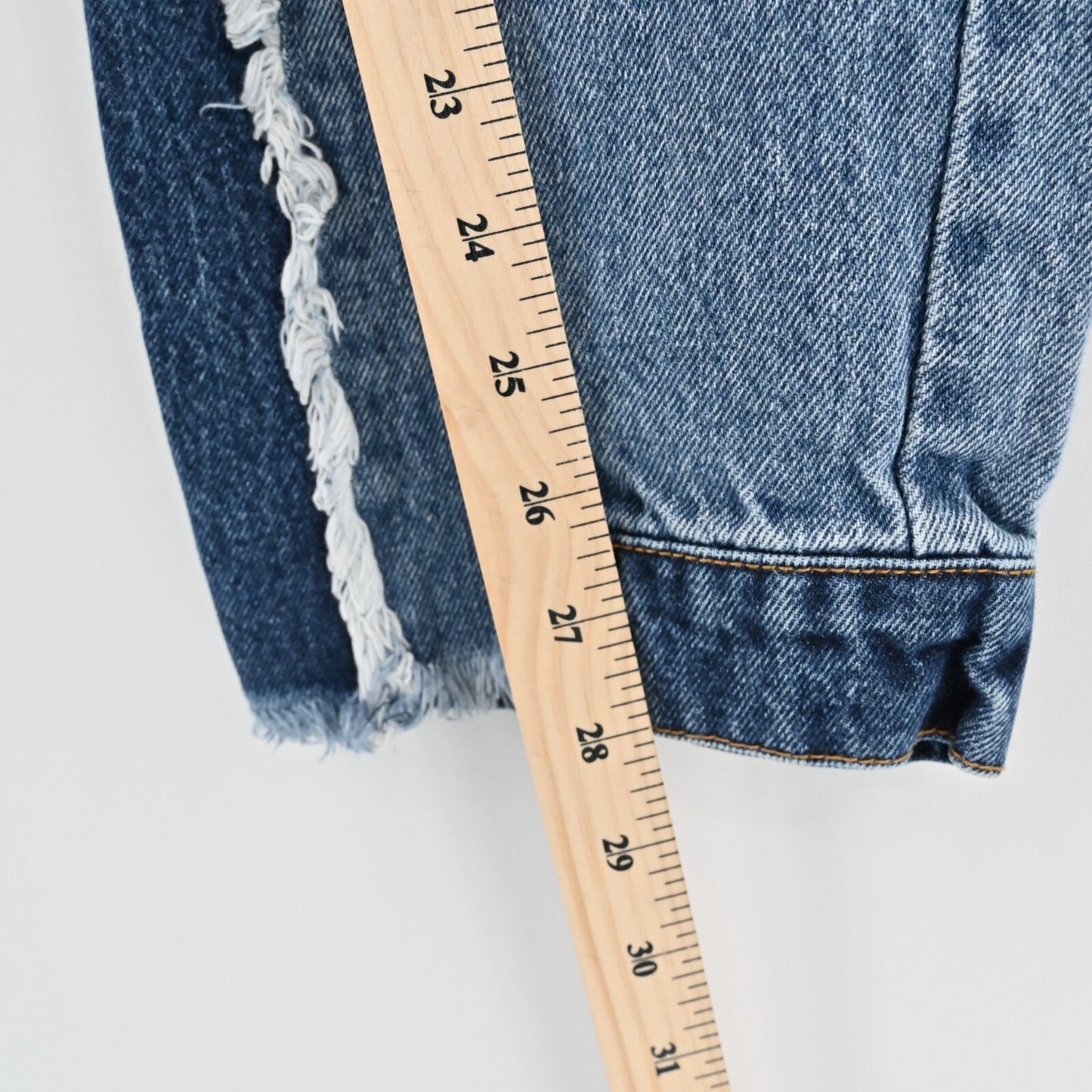 REVICE Womens Jeans Size 25 Matchmaker Love at First Sight Blue Denim Patchwork