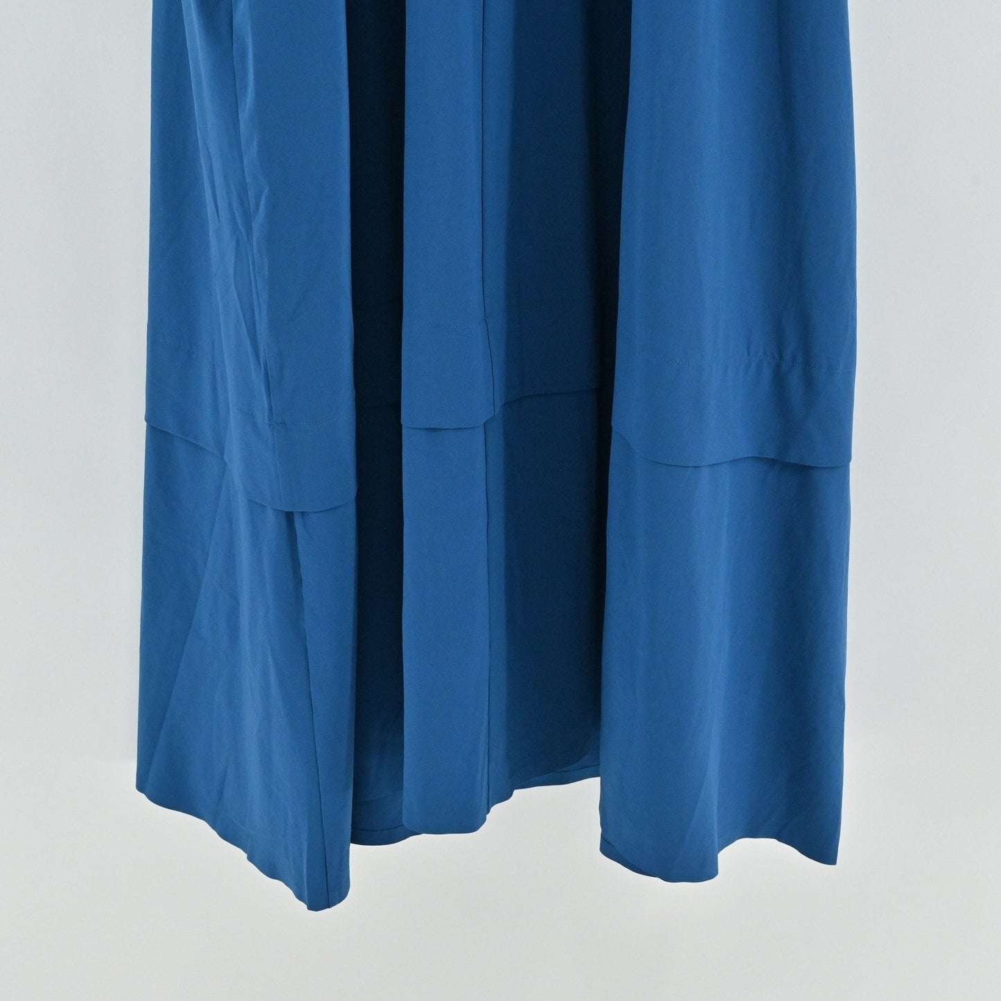 Athleta Elation Hybrid Midi Dress Size 2X Blue Spaghetti Strap Pocket Athleisure