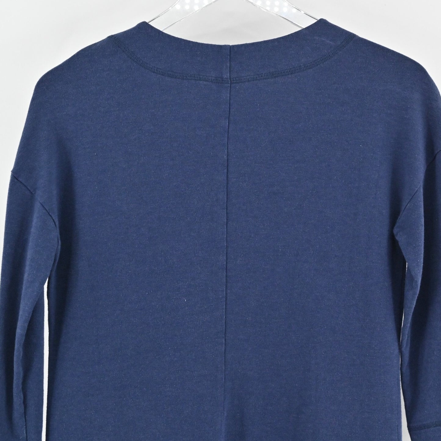 LILLY PULITZER Joyce Shift Dress Sz XS UPF 50+ True Navy 3/4 Sleeve Patch Pocket