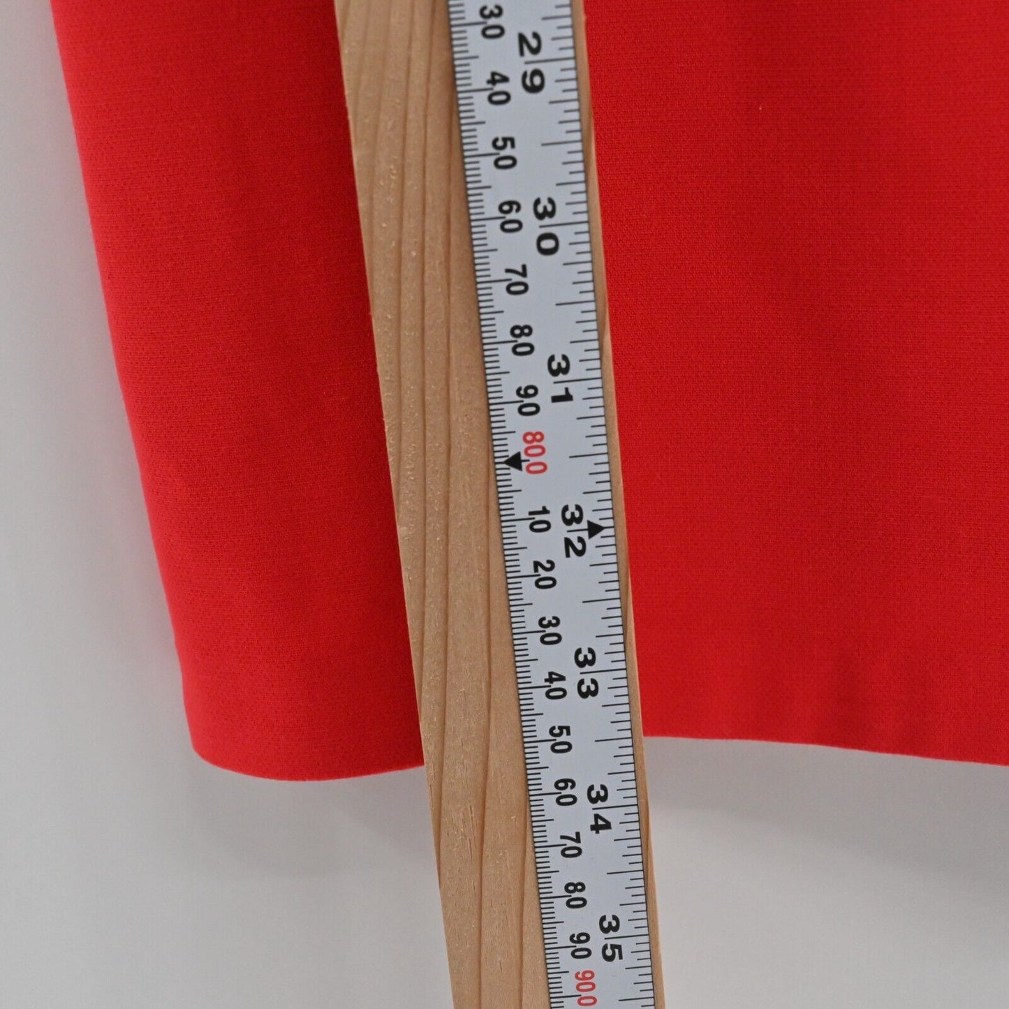 BLACK HALO Dress Womens Size 6 Tava Solid Red Ruffle Long Sleeve Mini Sheath