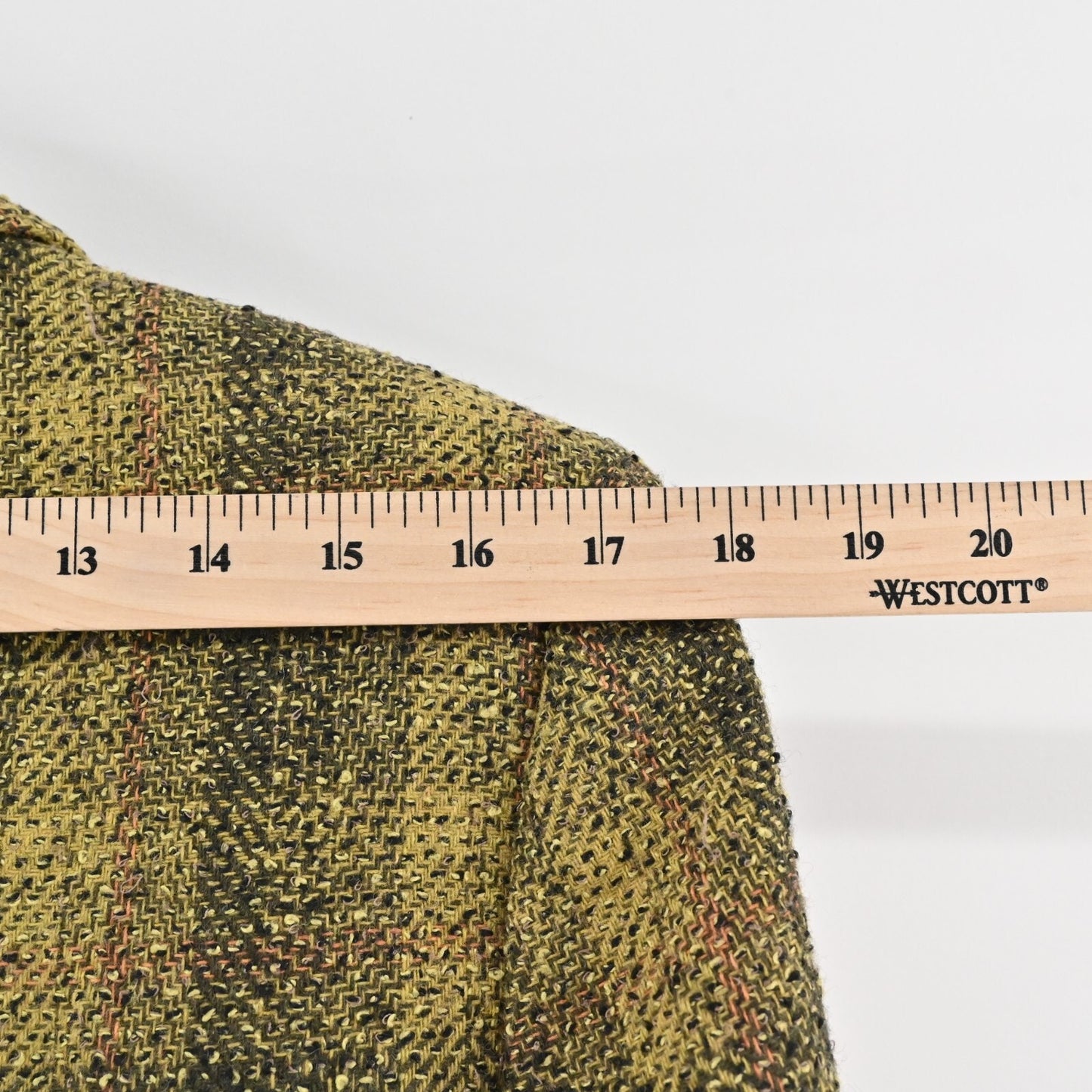 Vtg Blazer Womens Sz 6 Wool Tweed Plaid Double Breasted Long Line Jacket Capsule