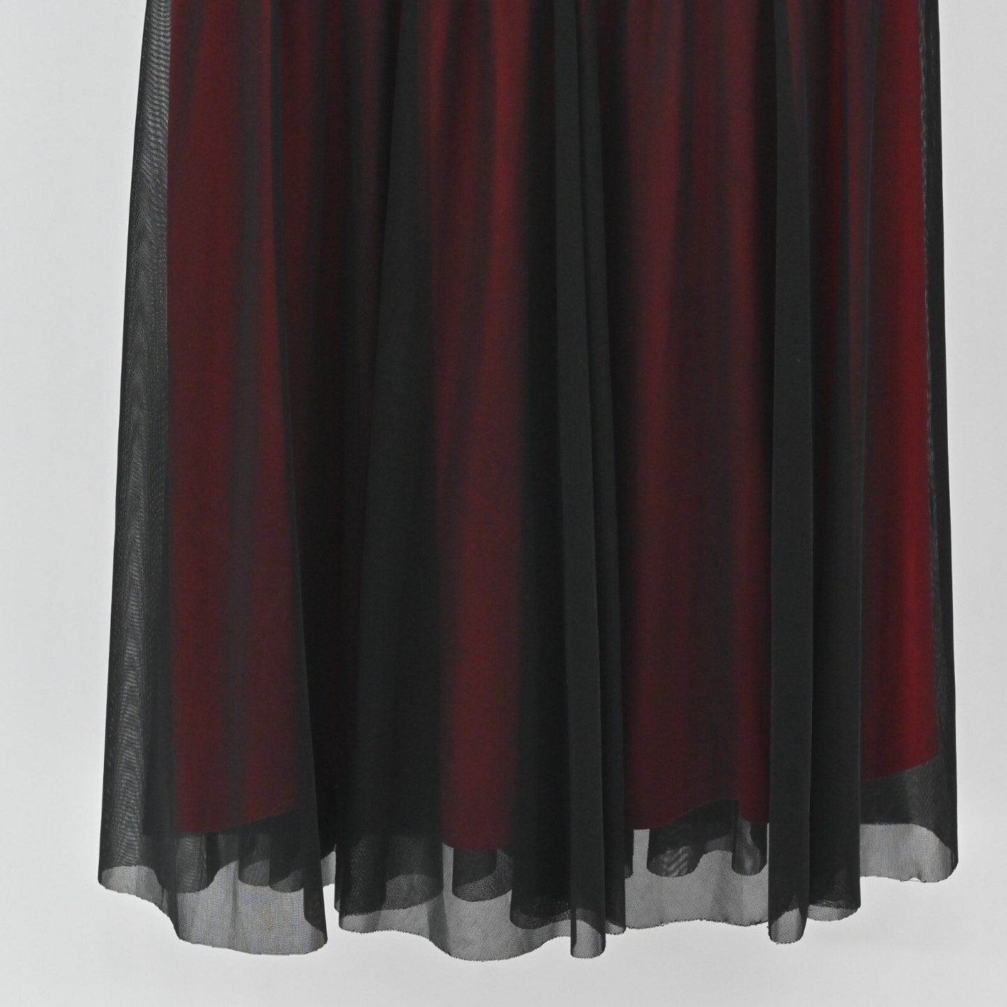 LA NOUVELLE RENAISSANCE Mesh Dress Size 10 Dark Romantic Black Red Embellished