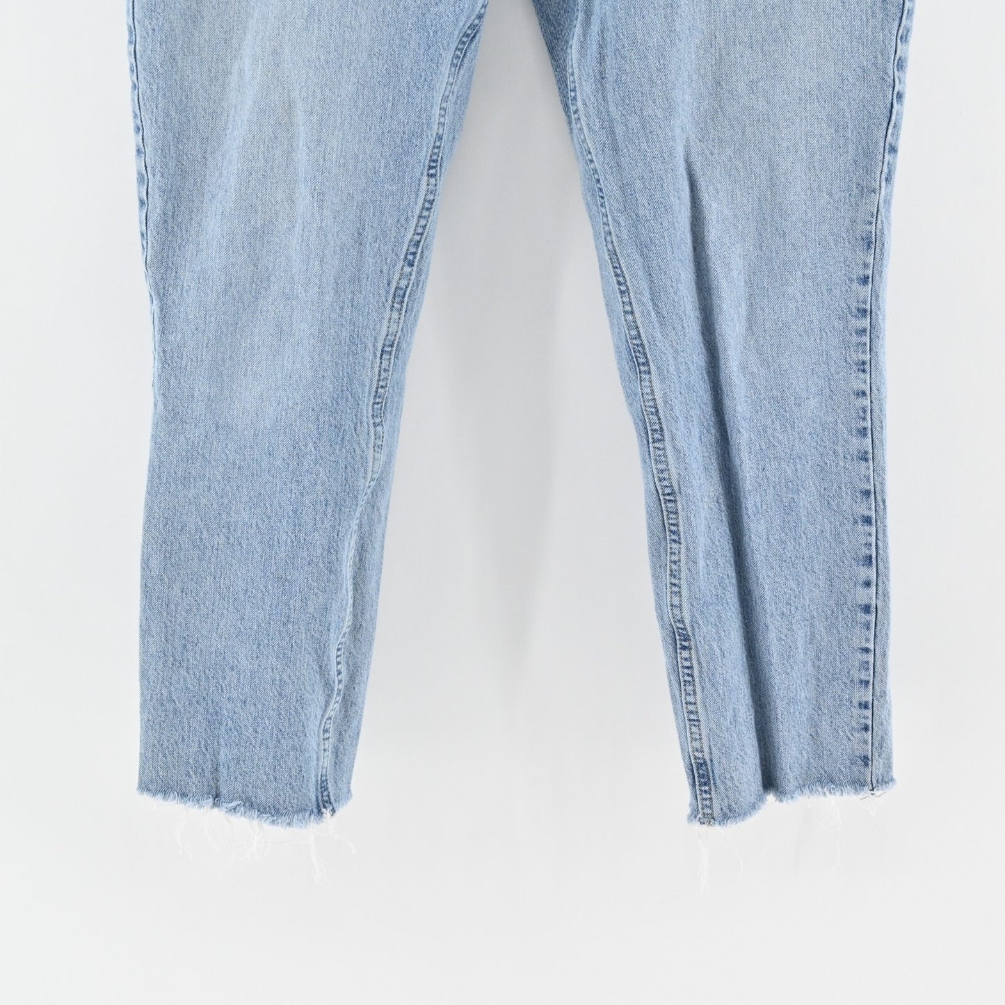 ABERCROMBIE FITCH Womens Retro Mom Jeans Size 6 Blue Denim High Rise Raw Hem