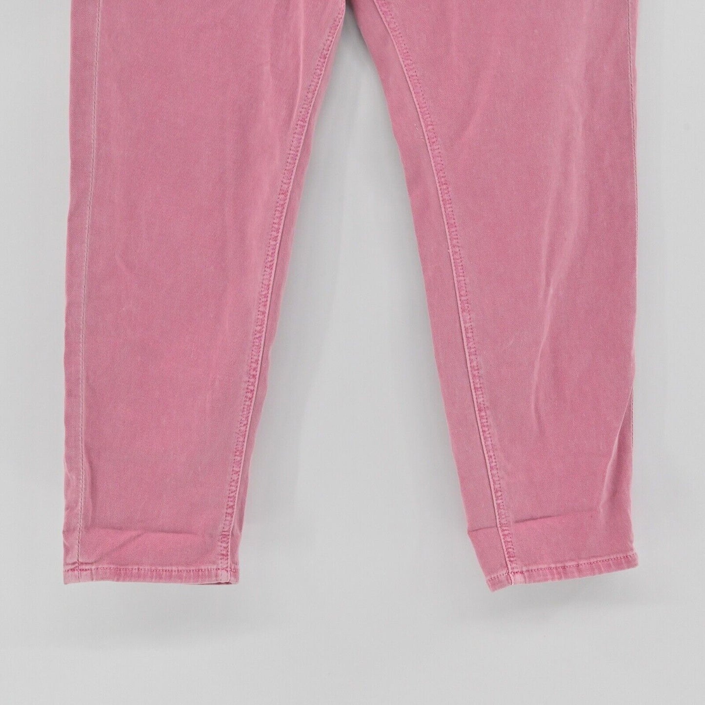 HUDSON Jeans Womens Sz 24 Pink Dax Cropped Boyfriend Stretch Mid Rise Retro USA
