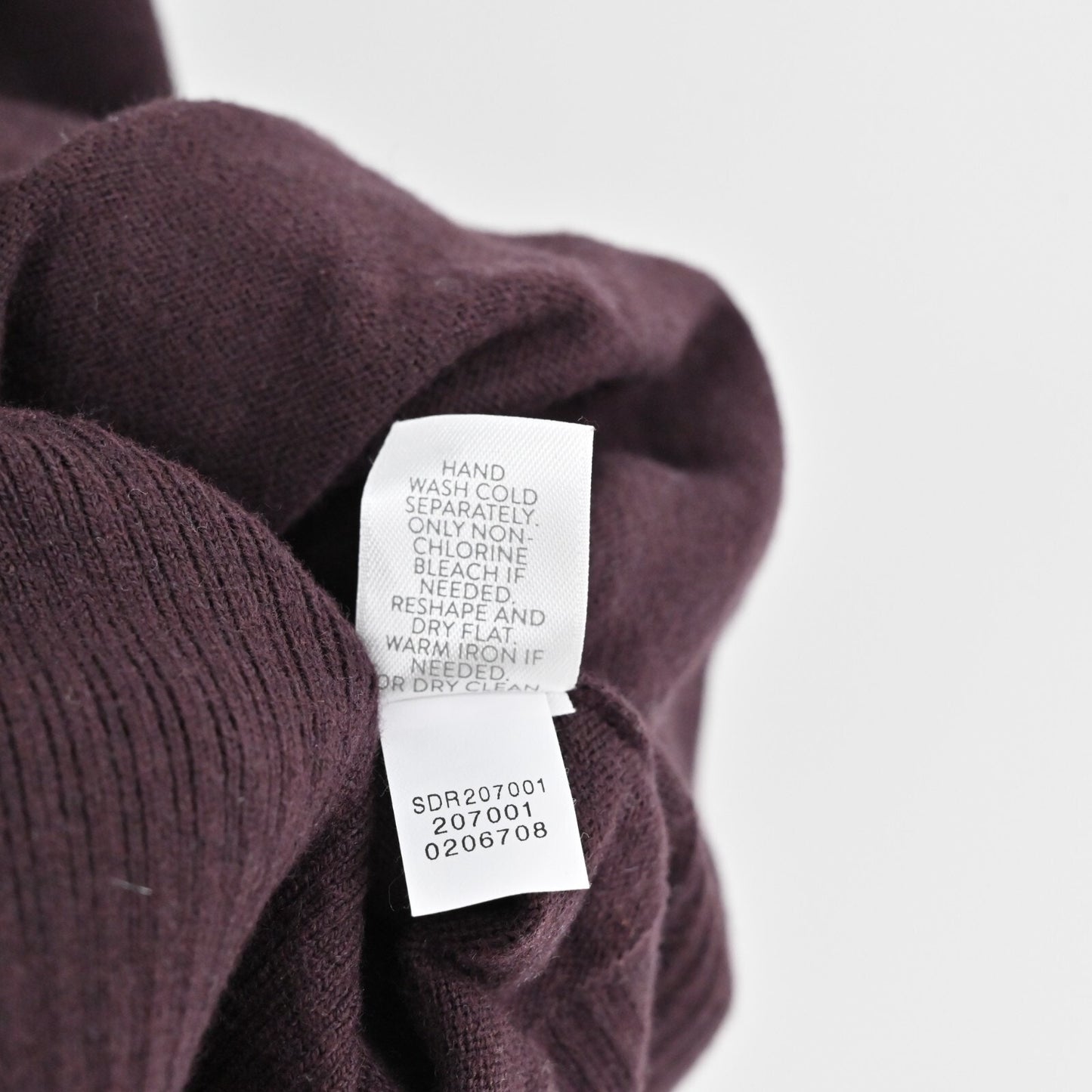 J JILL Sweater Dress Size M Merlot Knit Long Sleeve Shift Knee Length Casual