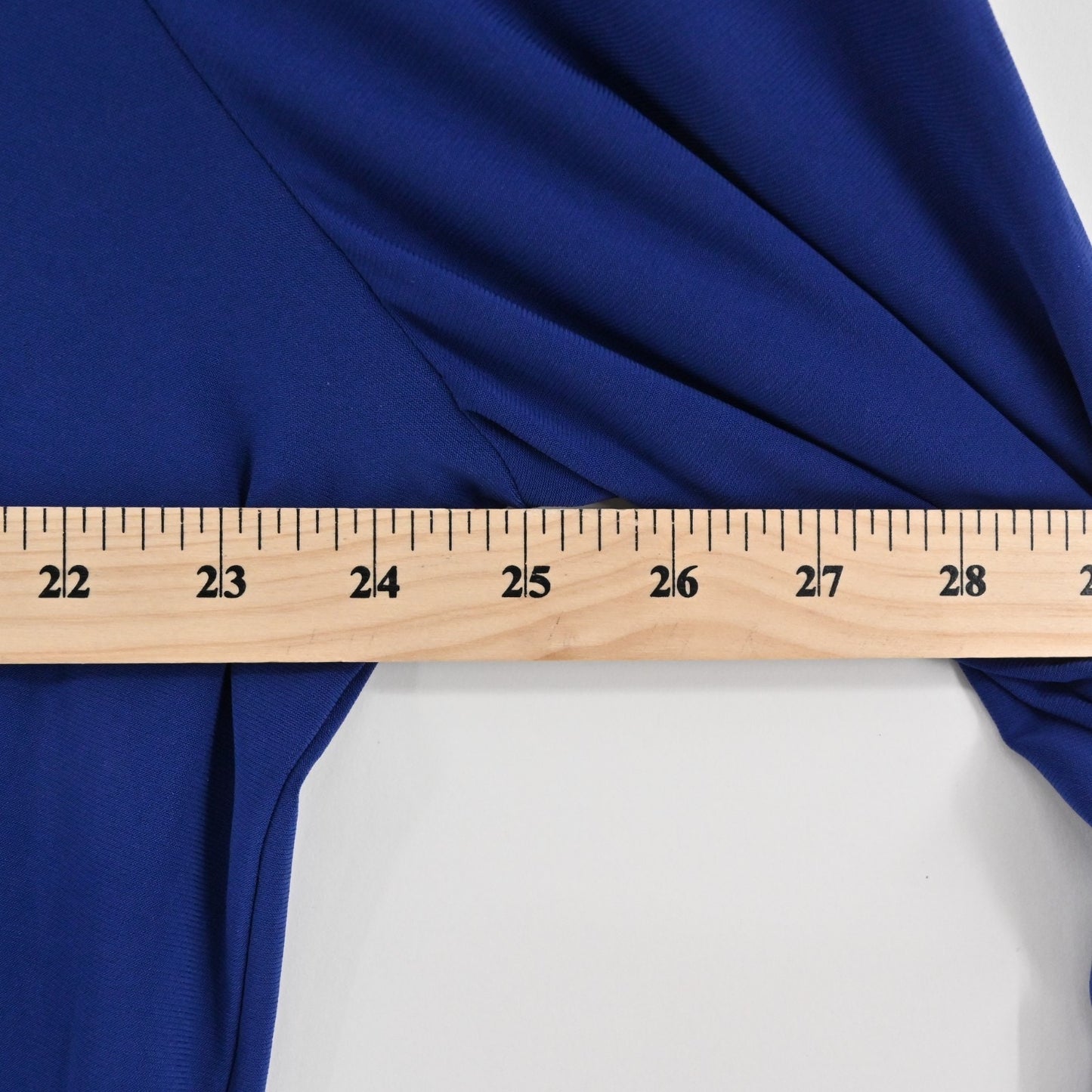 Clara Sunwoo Womens Tie Neck Cobalt Blue Top Sz XL Bow Blouse Capsule Regal NEW