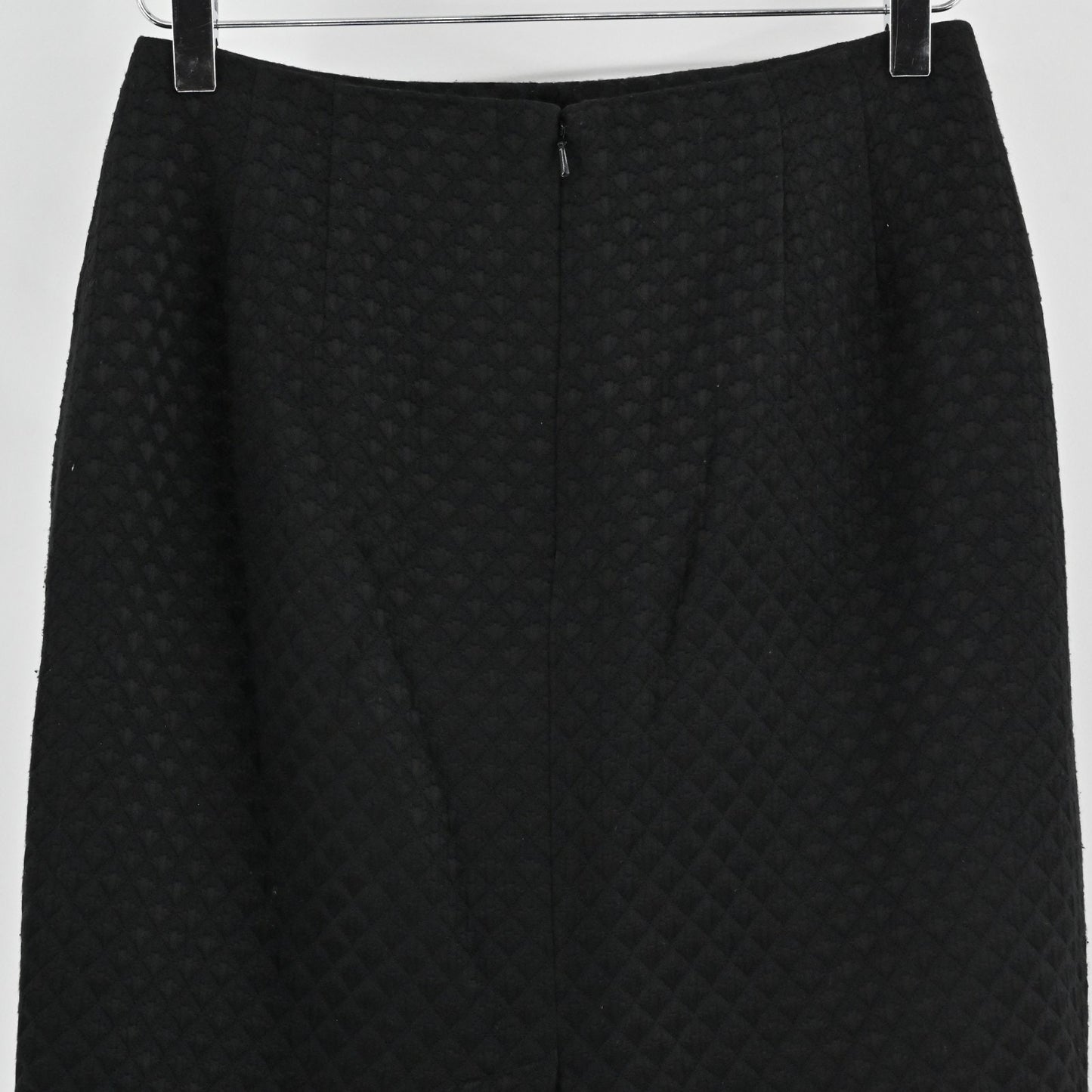 Linda Allard Ellen Tracy Pencil Skirt Size 8 Petite Textured Black Straight Work