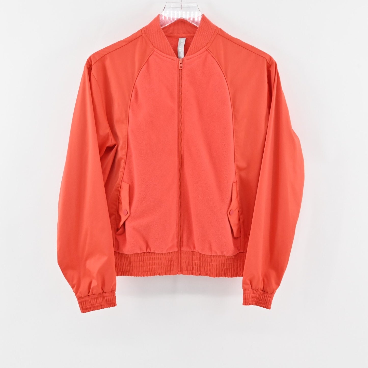 ATHLETA Jacket Womens Size XS Zion Microfleece Full Zip Torch Red Activewear
