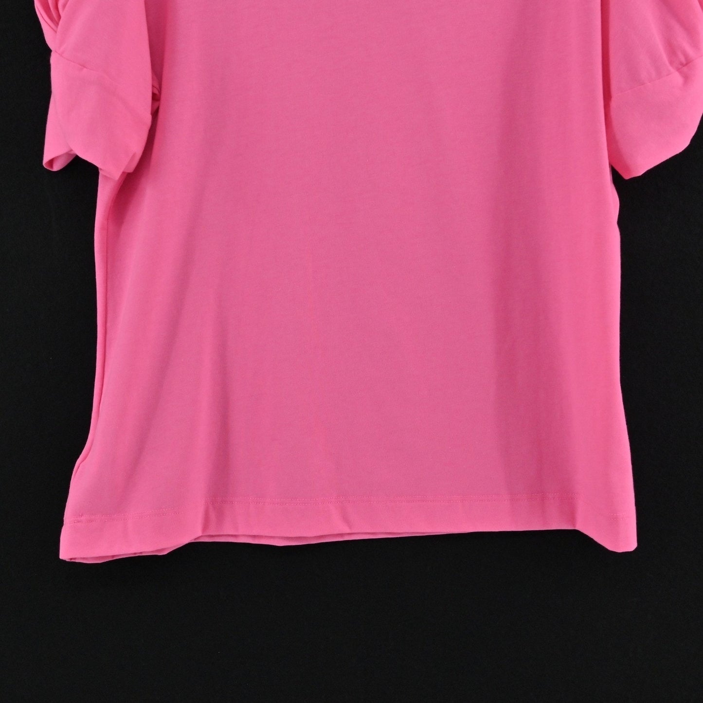 Lilly Pulitzer Womens Jessie Top Size XL Cockatoo Pink Square Neck Short Sleeve