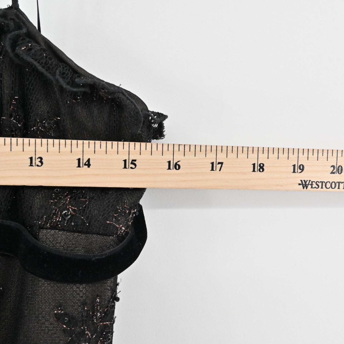 Vtg Black Gown Dress Size S Silk Whimsigoth Sequin Beaded Fairygoth Strapless