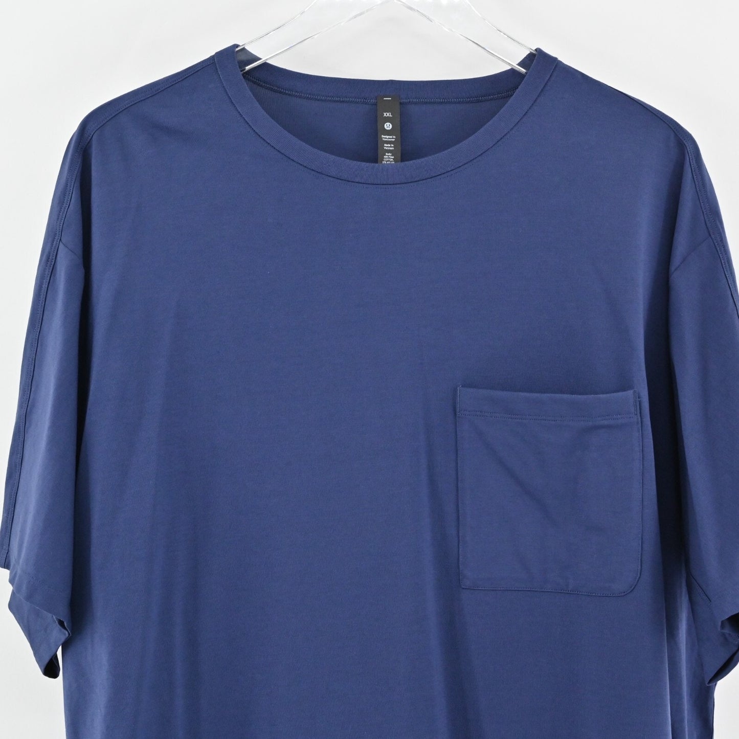 LULULEMON Shirt Mens Size XXL The Fundamental Pocket T Relaxed Fit Top Blue