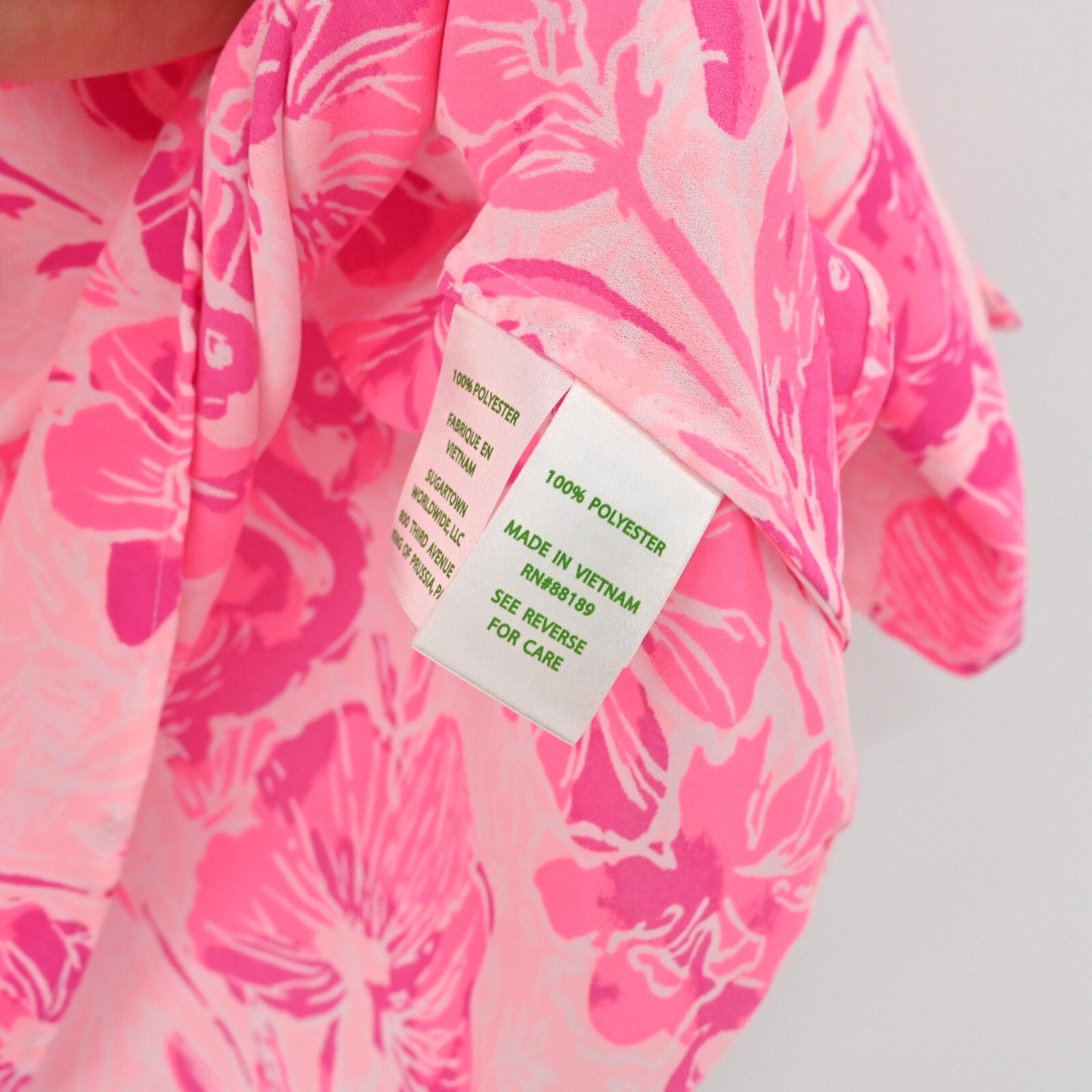 LILLY PULITZER Womens Langston Top Size XXS Coral Reef Tint Flamingle Vacation