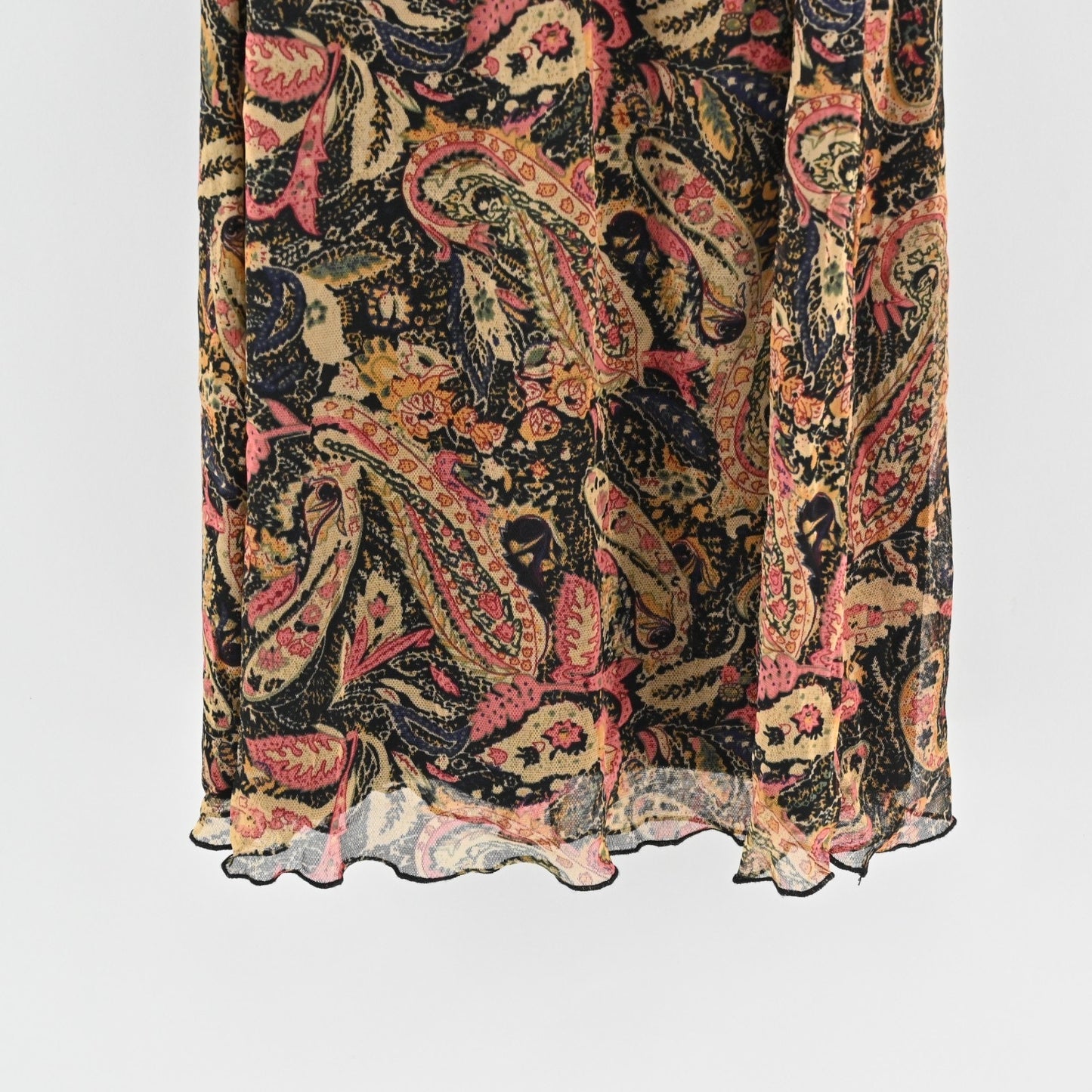 Vtg Xhilaration Y2k Dress Size L Fairy Sheer Mesh Cinch Grunge Indie Sleaze Mini