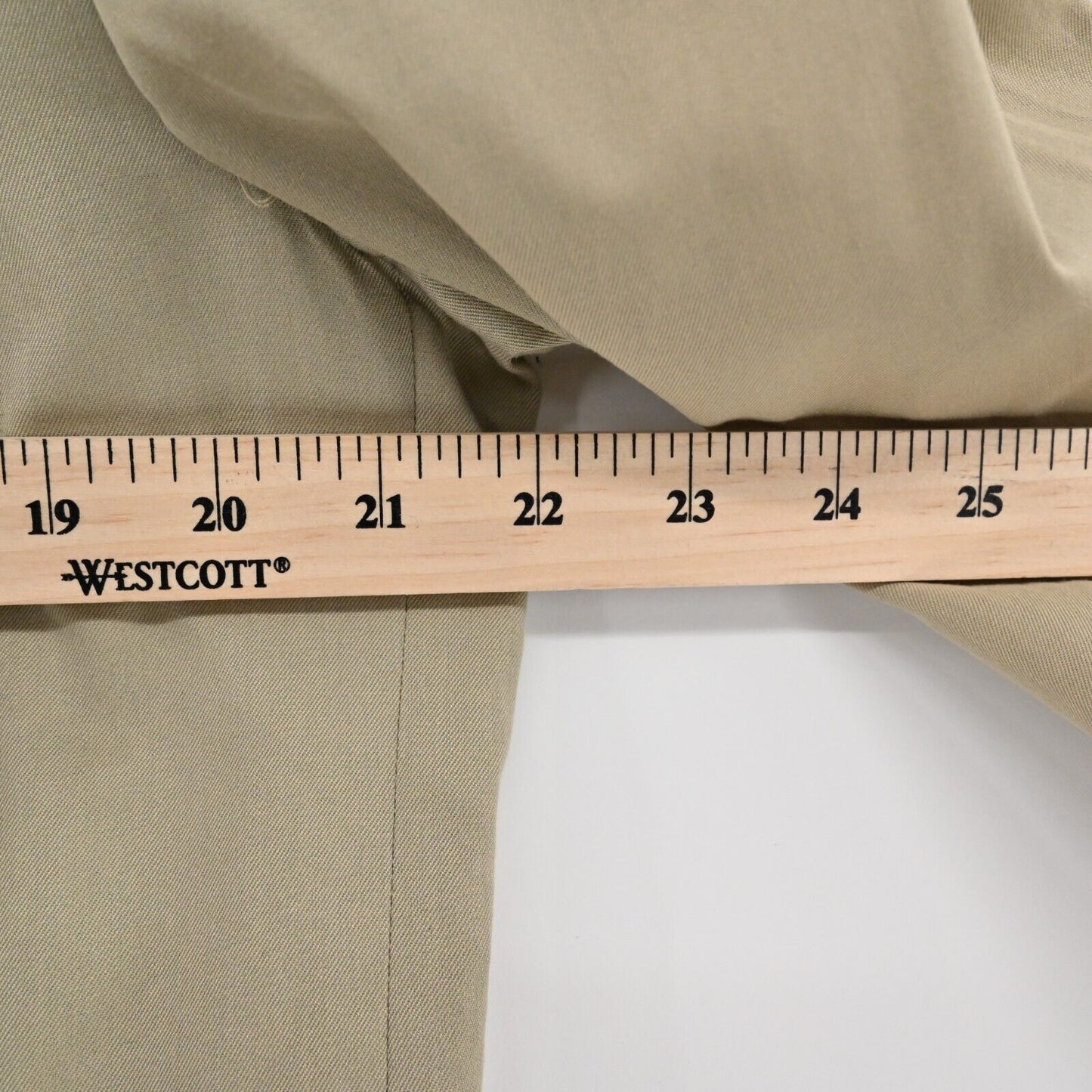 Vtg LANVIN Blazer Mens Size 50 Beige Single Breasted Sports Coat 2 Button Jacket