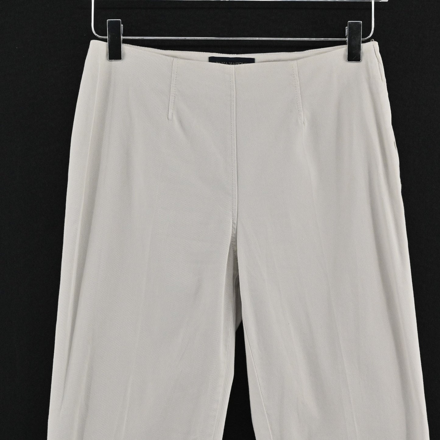 Piazza Sempione Womens Beige Pants Size 40 Tailored Minimalist Quiet Luxury Chic