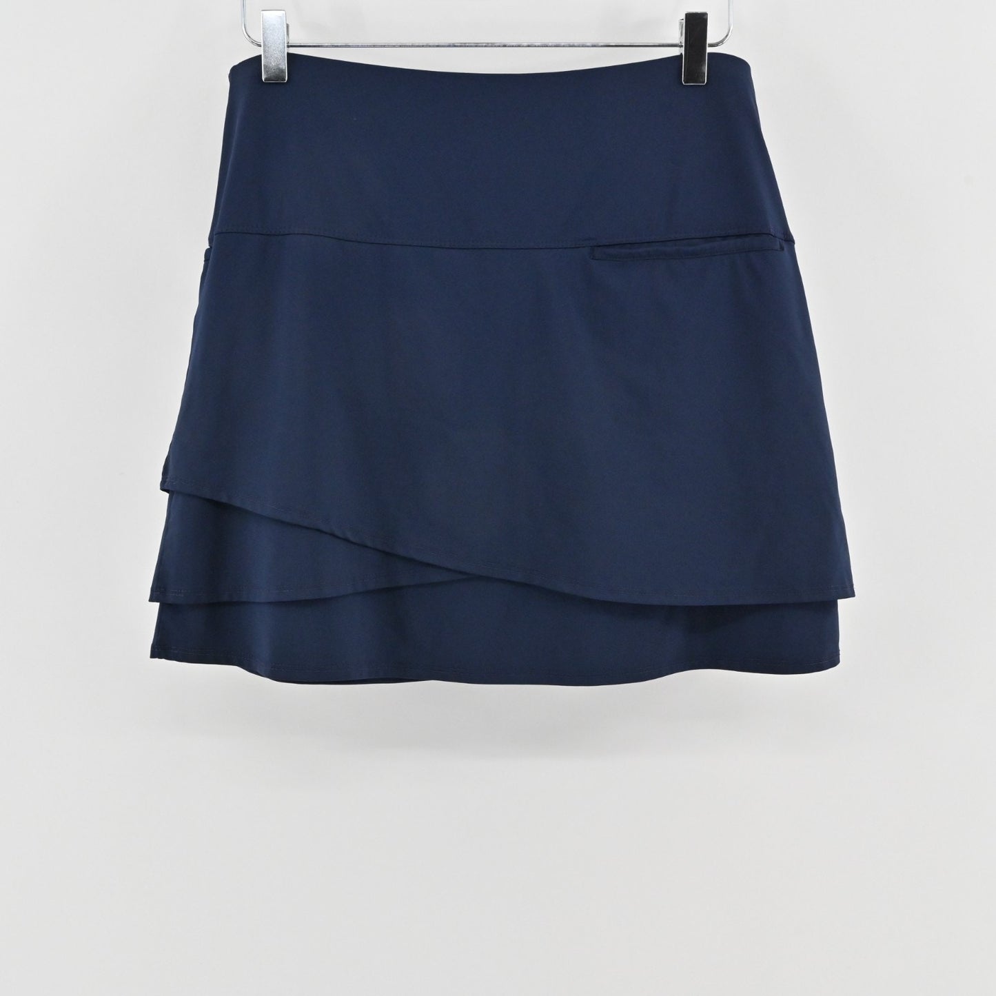 Lucky in Love Scallop Short Golf Skort Size L Navy Tennis Athletic Pickle Ball