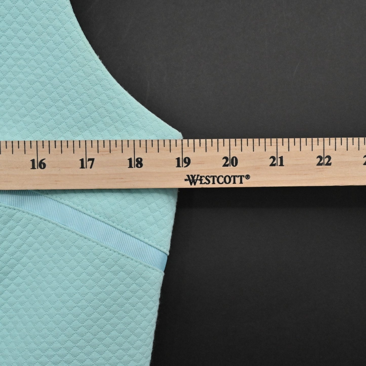 J MCLAUGHLIN Blue Sleeveless Dress Size 8 Textured Detail Shift Casual Preppy