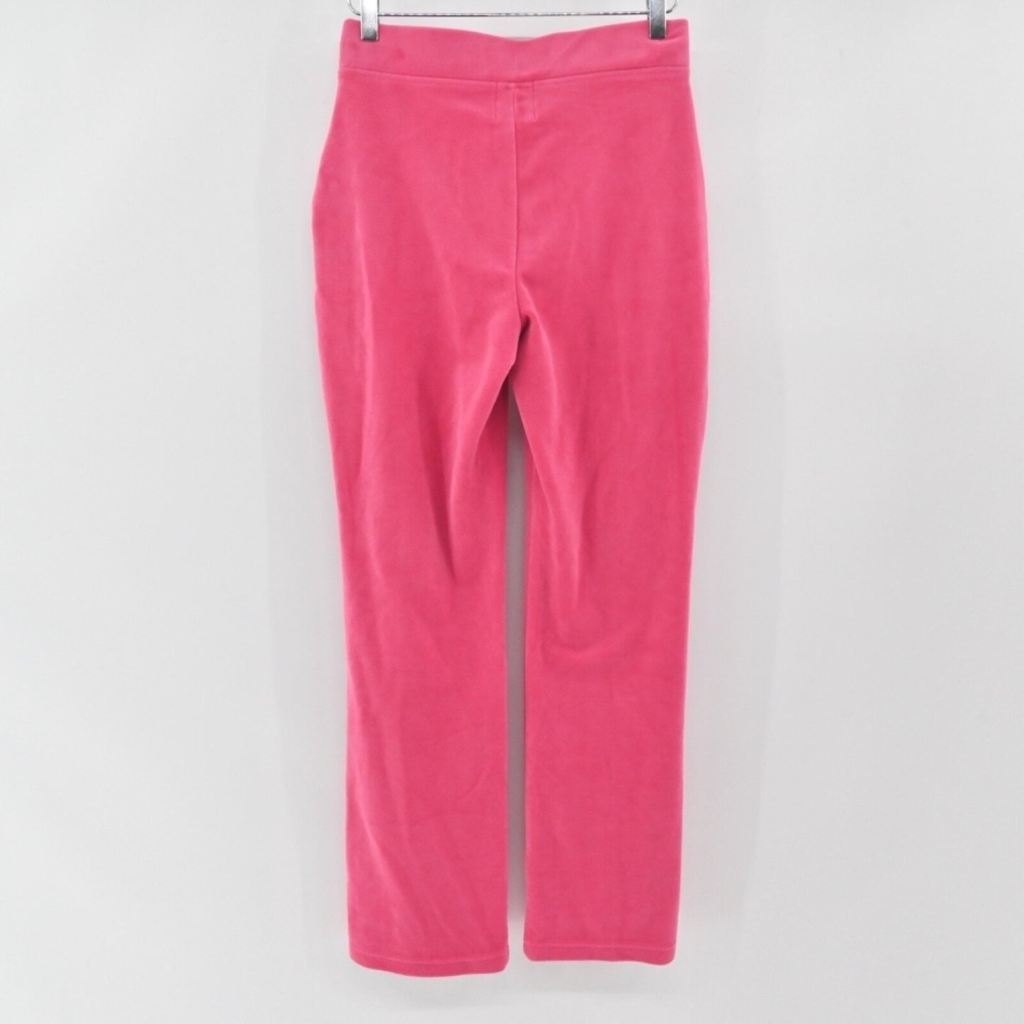 JUICY COUTURE Womens Velour Track Pants Size S Hot Pink Sweatpants Retro Y2K
