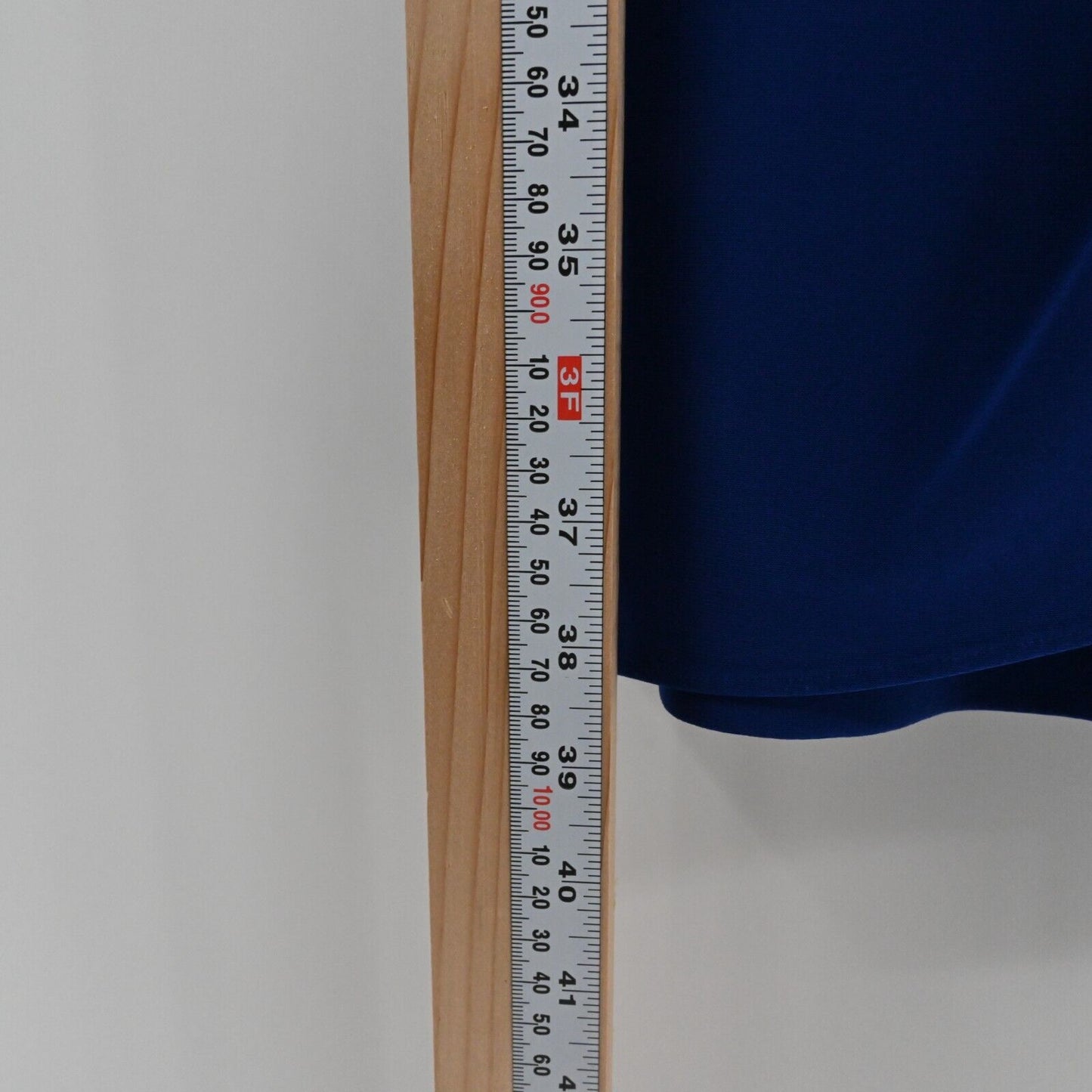 ADRIANNA PAPELL Dress Womens Size 6 Rosette Draped Cascade Solid Indigo Blue
