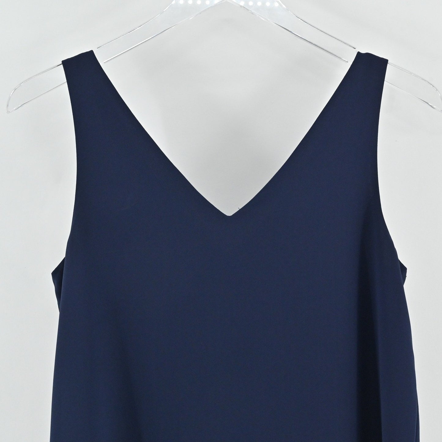 Lilly Pulitzer Womens Florin Straight Hem Top Size S Navy Blue Sleeveless Blouse