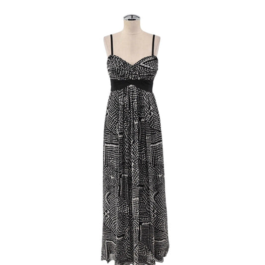 BCBGMAXAZRIA Dress Size 2 Maxi Sleeveless Sweetheart Neck Silk Sundress FLAW