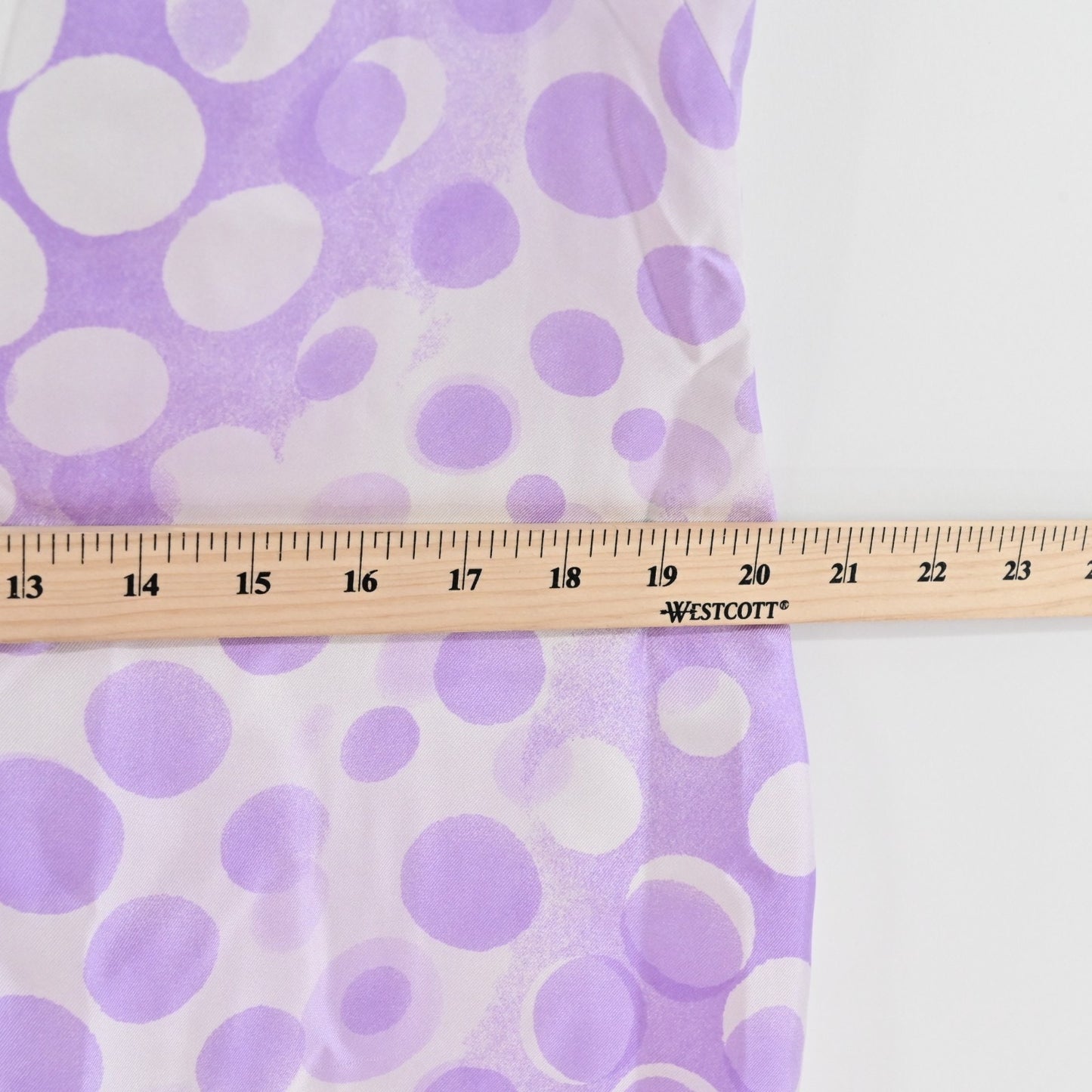 ESCADA Womens Silk Polka Dot Dress Size 42 Lavender Purple Shift Sleeveless NEW