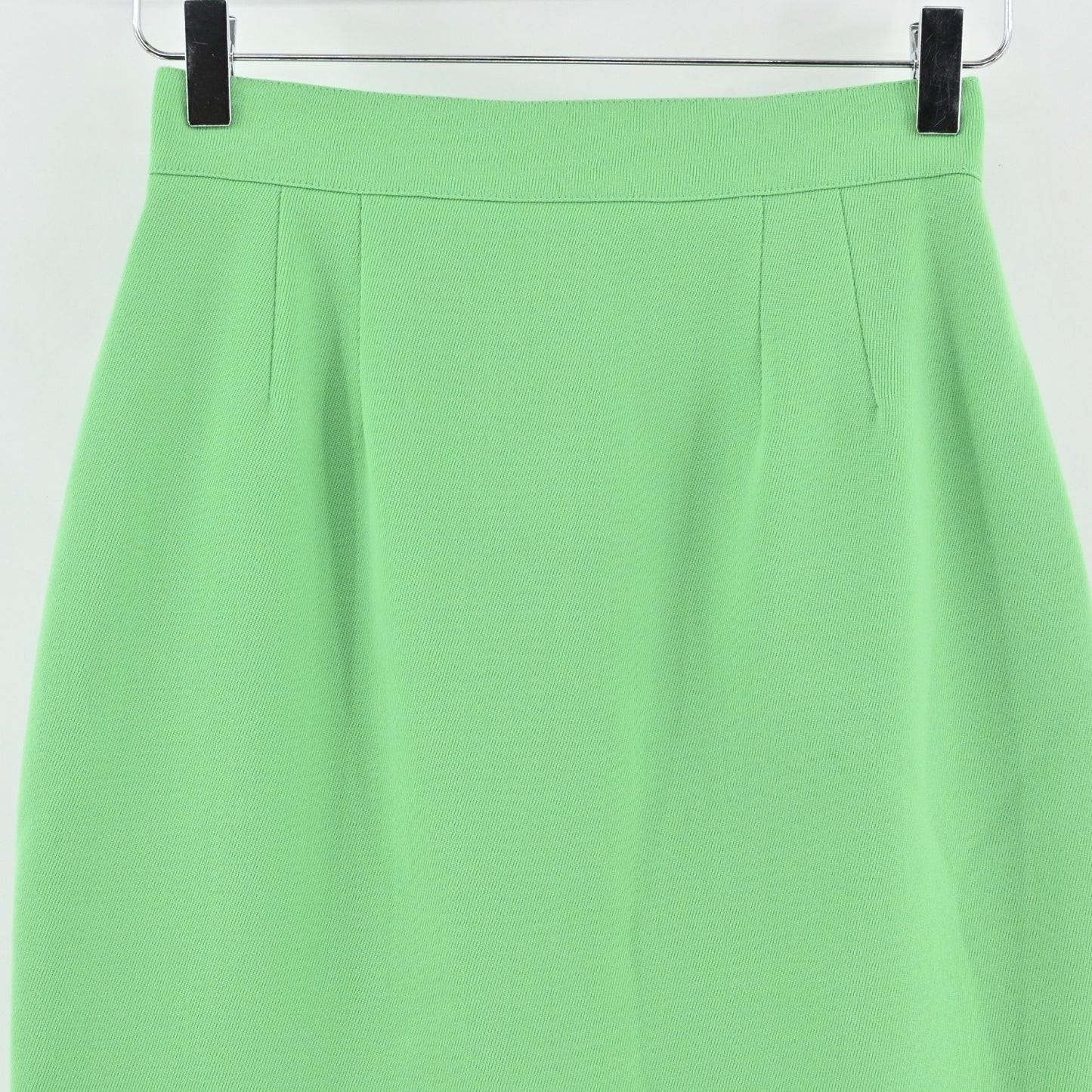 Vtg Hexagone Green Pencil Skirt Womens Skirt Size 38 Wool Mod Retro Twee Paris