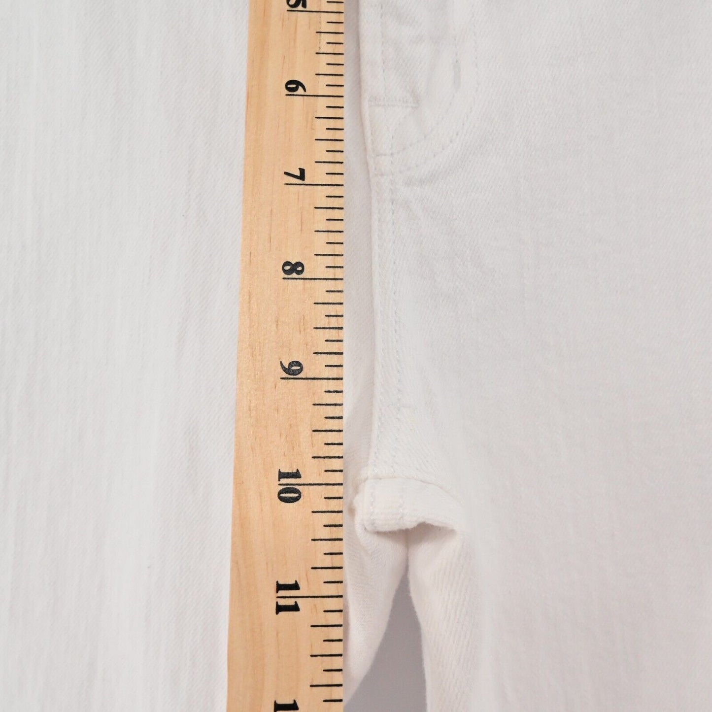 J BRAND Jeans Womens Size 32 White Denim Bootcut Mid Rise Classic Casual Coastal