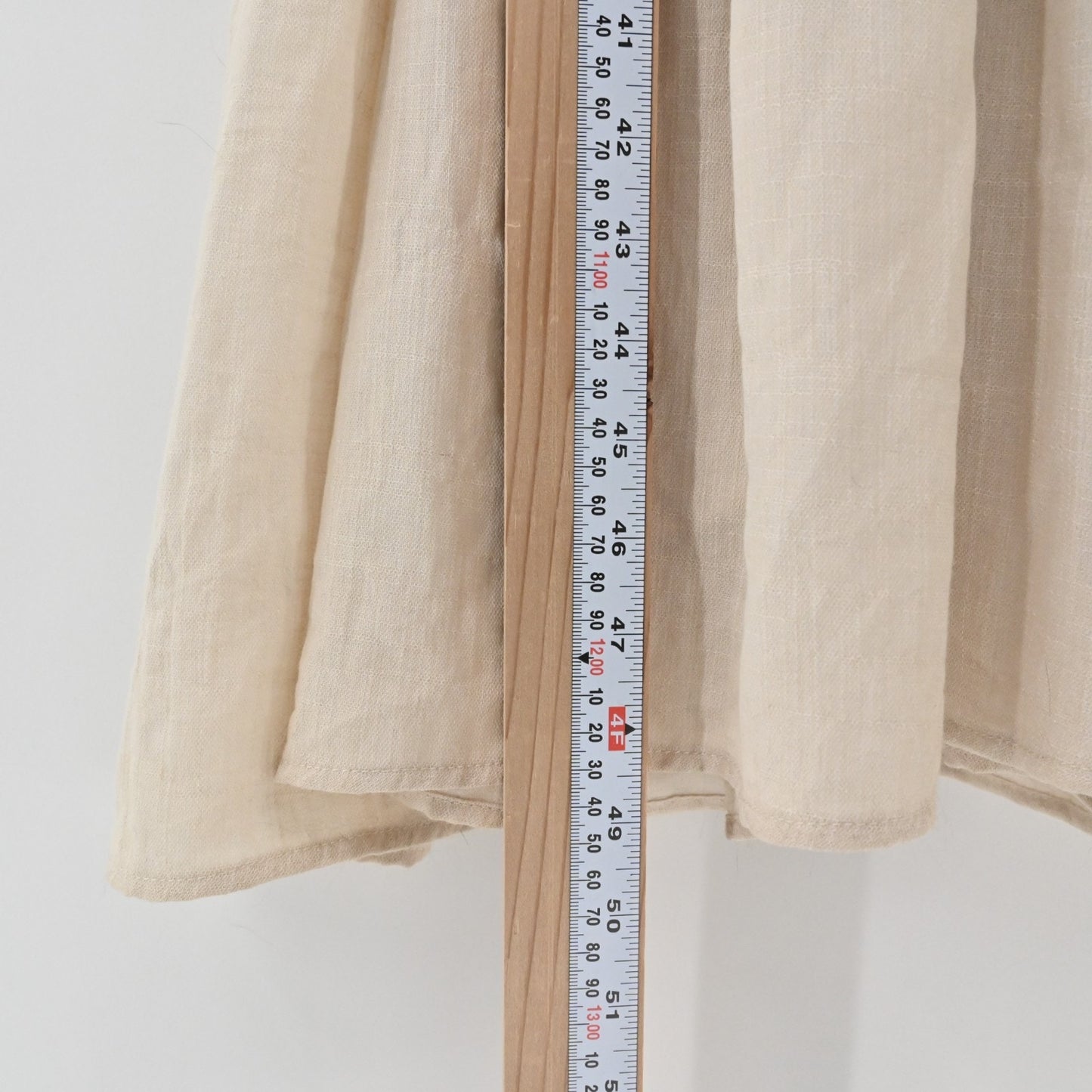 IVY CITY Co Tiered Dress Sz 3X Beige Smocked Scoop Neck Puff Sleeve Stretch Midi