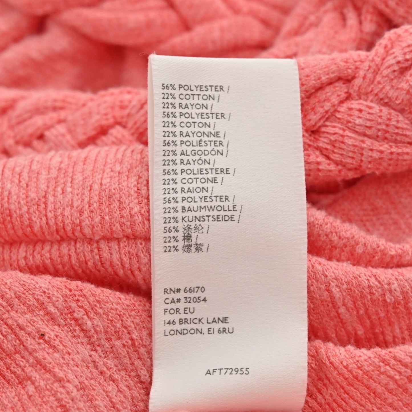 Anthropologie Womens Jovie Coral Dress Size L Puff Sleeve Belted SATURDAY SUNDAY