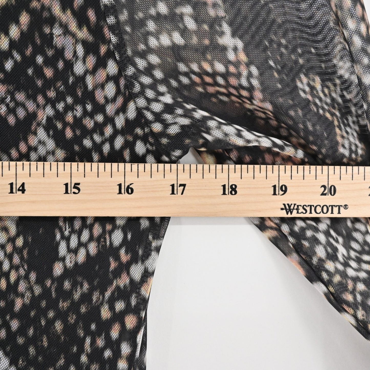 ALLSAINTS Nora Waima Dress Size 6 Slim Fit Ruched Midi Black Snake Motif Print
