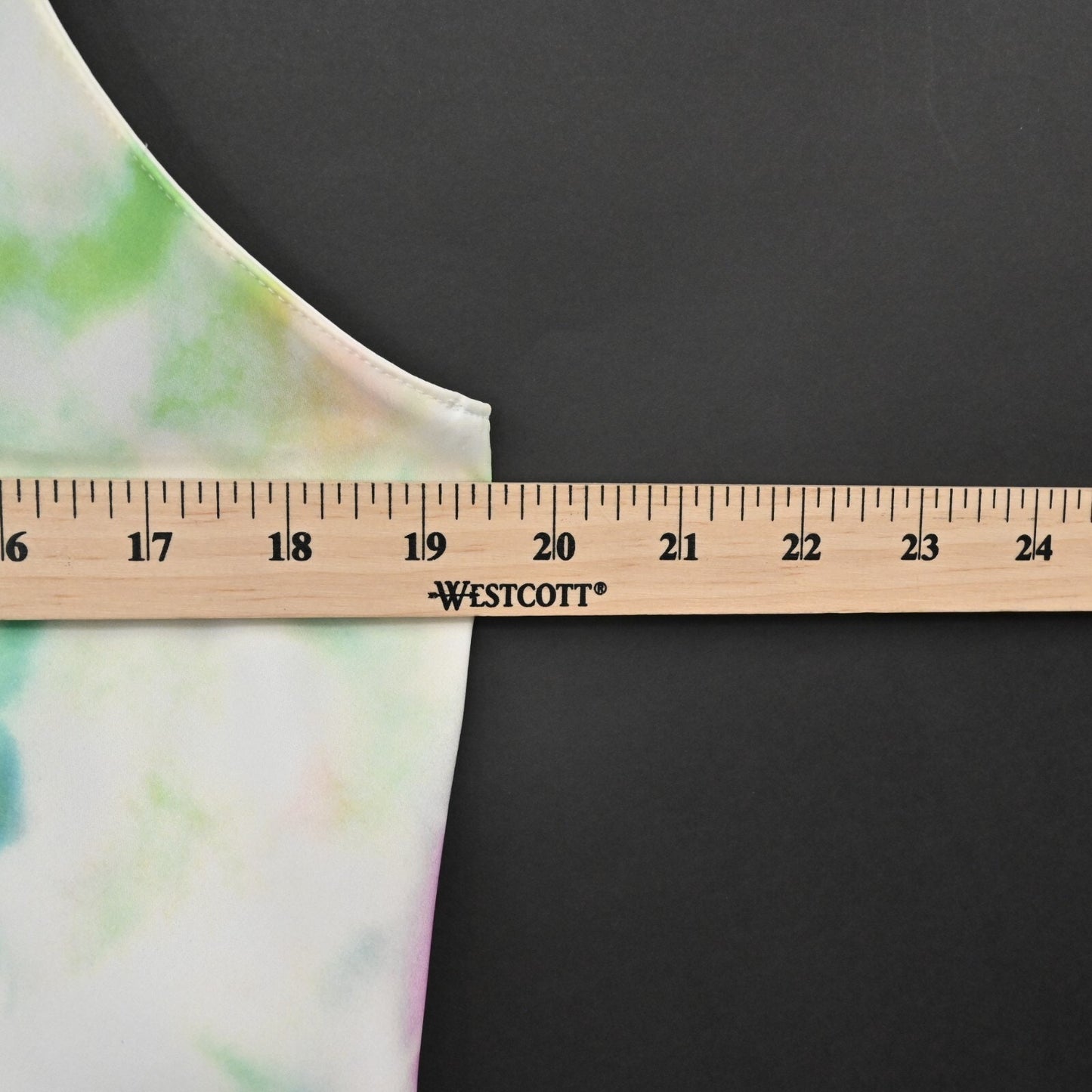AMANDA UPRICHARD Tie Dye Dress Size M Pasadena Print Sleeveless Racerback Midi