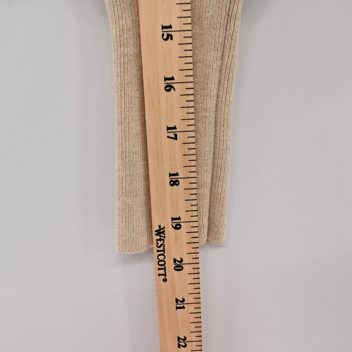J CREW Sweater Womens Size S Long Sleeve Ribbed Knit Tan Round Neck Top Neutral