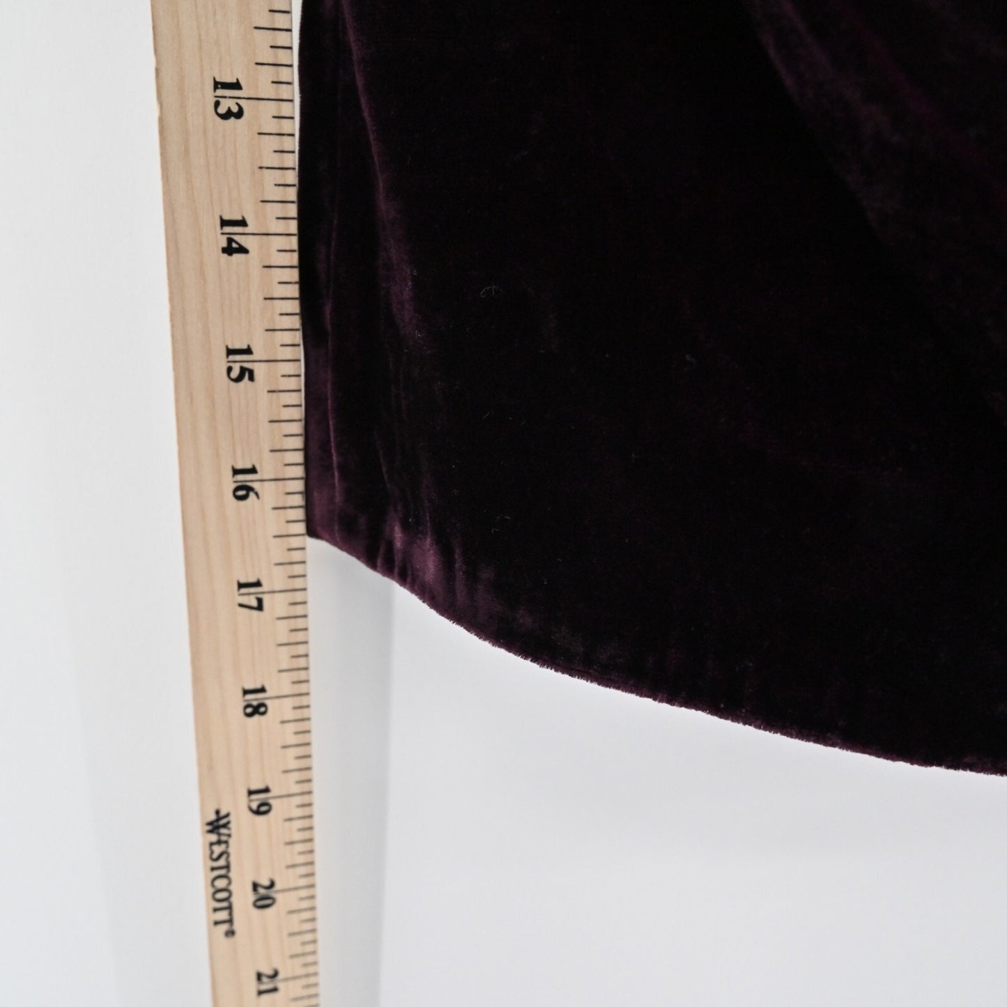 LOVERS FRIENDS Womens Lisa Velvet Skirt Size M Maroon Ruffle Holiday Party NEW