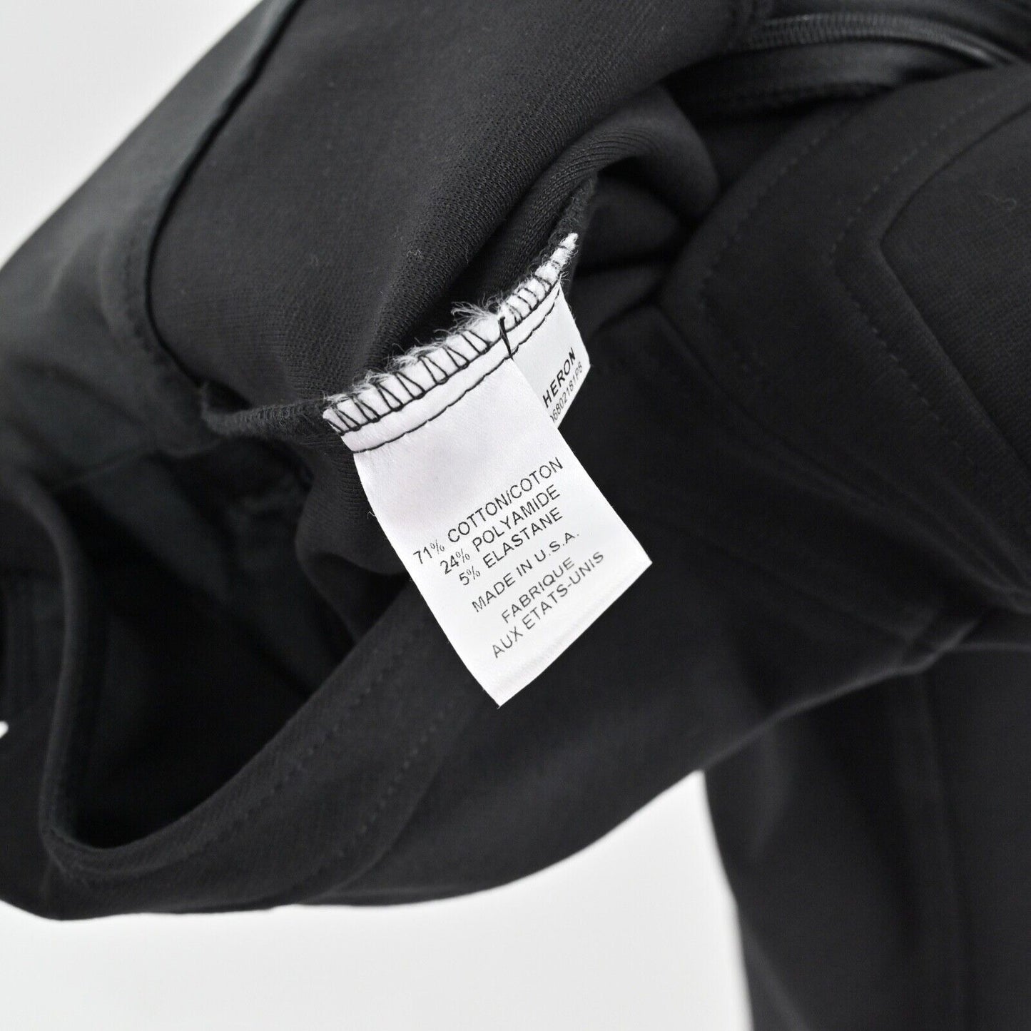 Vtg DIANE VON FURSTENBERG Dress Size S Black Cotton VNeck Bodycon Sheath USA Y2k