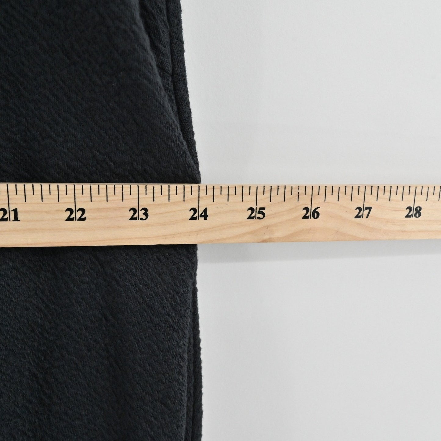 Anthropologie Maeve Flounced Mock Neck Mini Dress Size L Black Boho Ruffle Hem